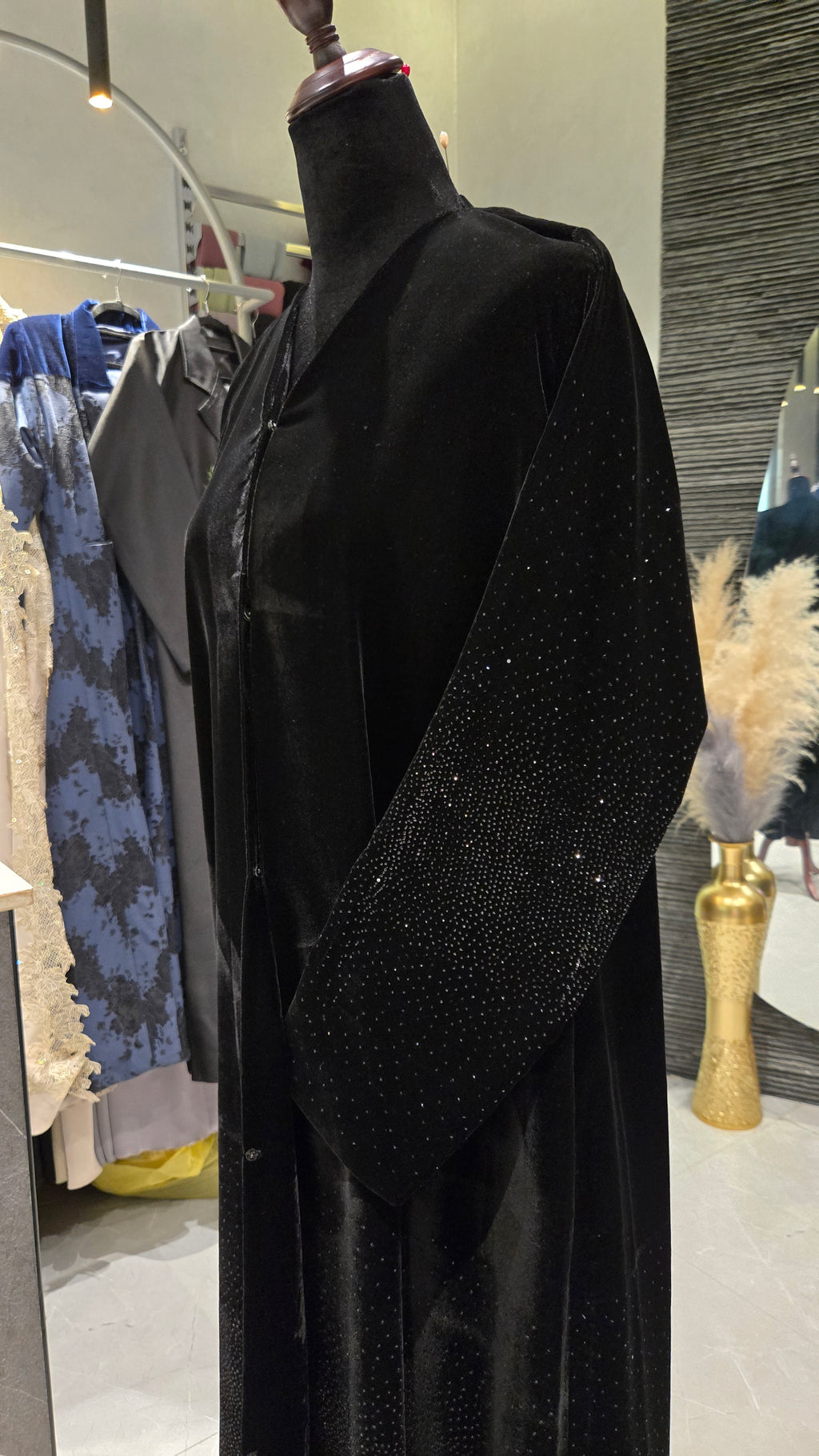 Oumri Abaya Velvet Set