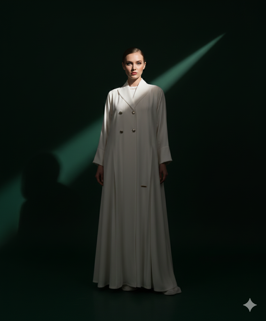 Loujain Collar Abaya Set