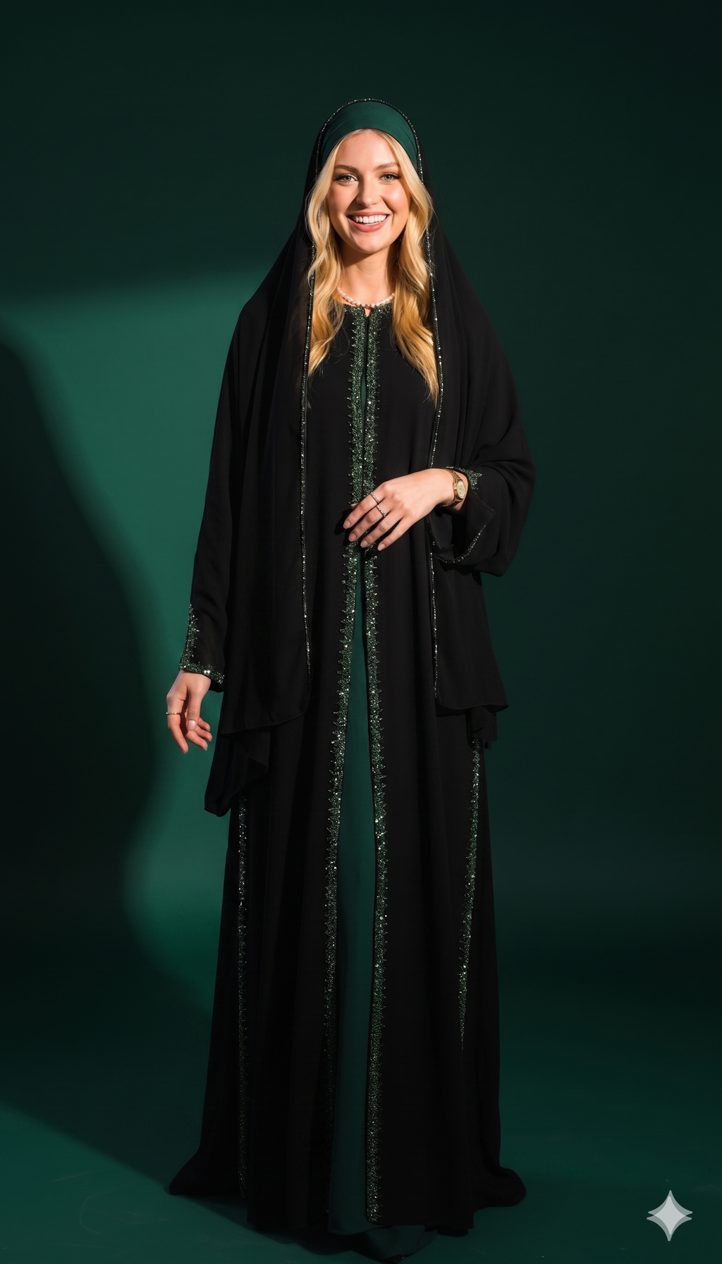 Qamar in Sage Green Set💚