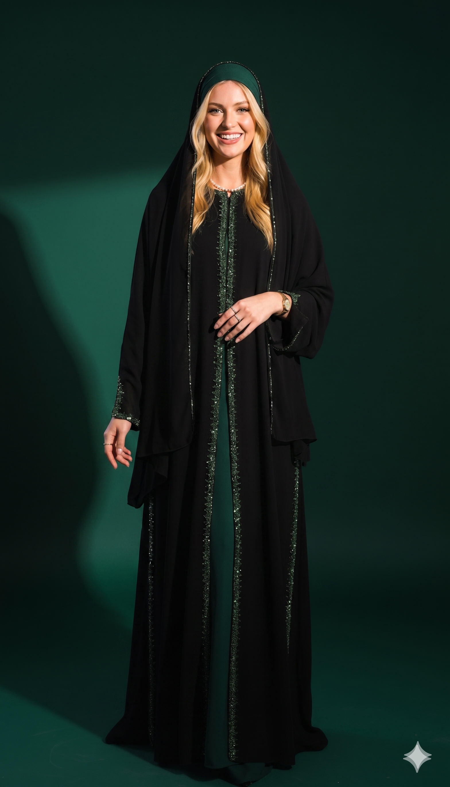 Qamar in Sage Green Set💚