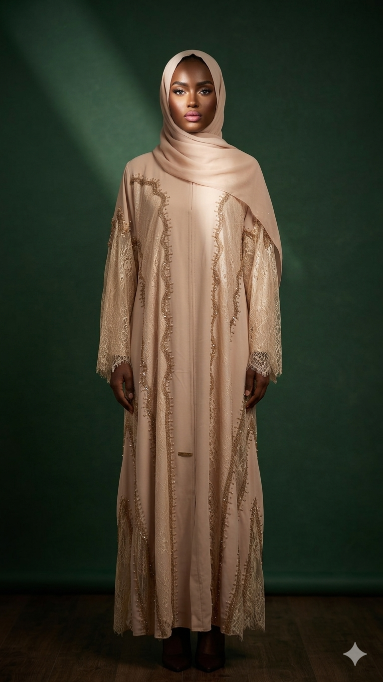 Yalwa Lace Abaya Set
