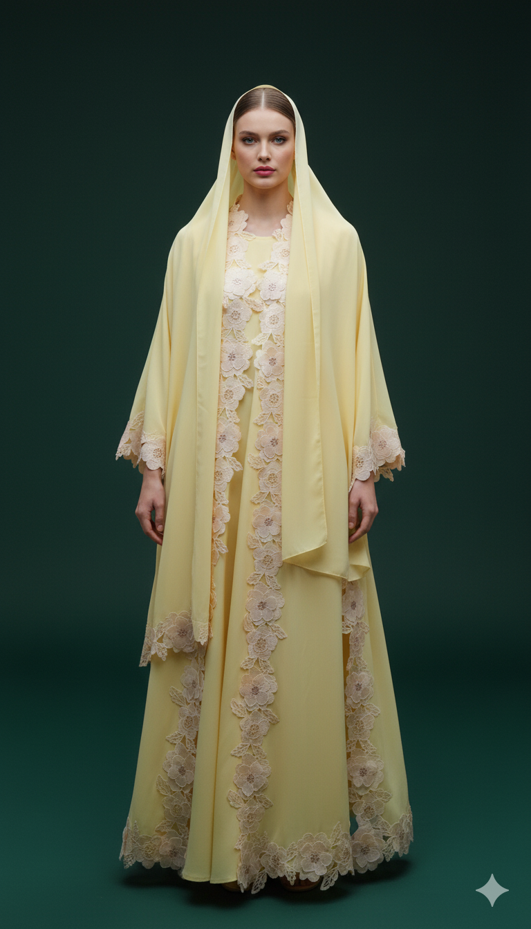Nana Lace Abaya Set