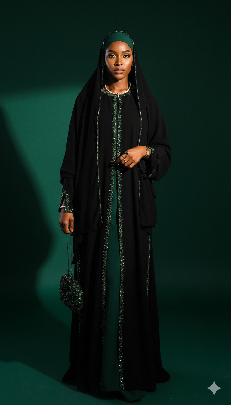 Qamar in Sage Green Set💚