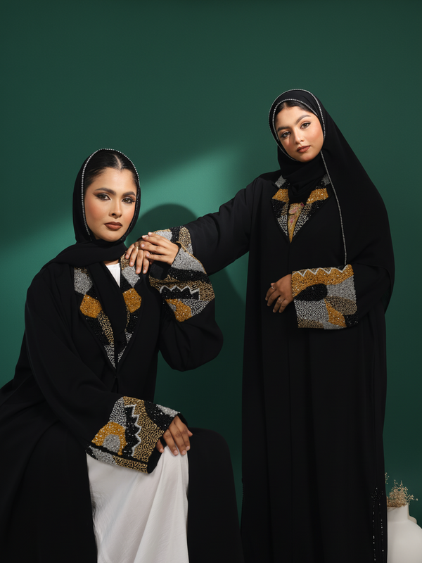 Nur Abaya Collar Set