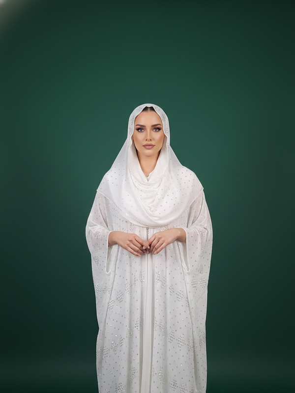 Al kimba/Farasher Walimah/Nikkah Bridal Abaya Set