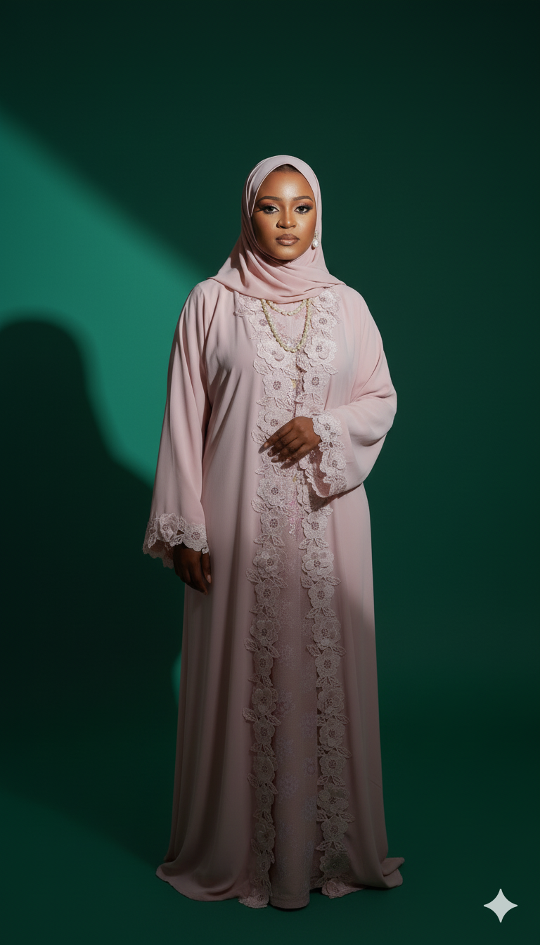 Nana Lace Abaya Set