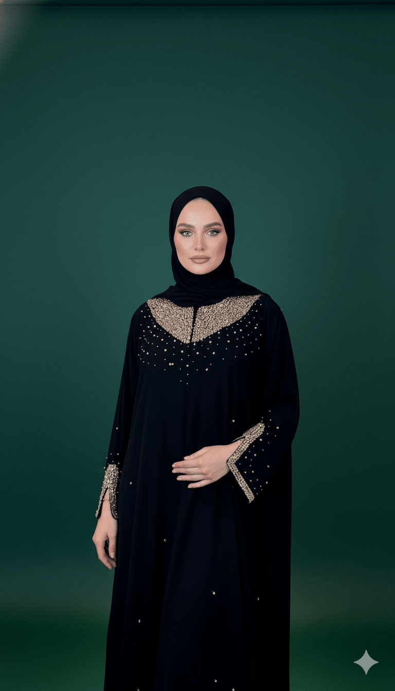 Dhahab Gold Abaya Set - MAISONASHSHIFA