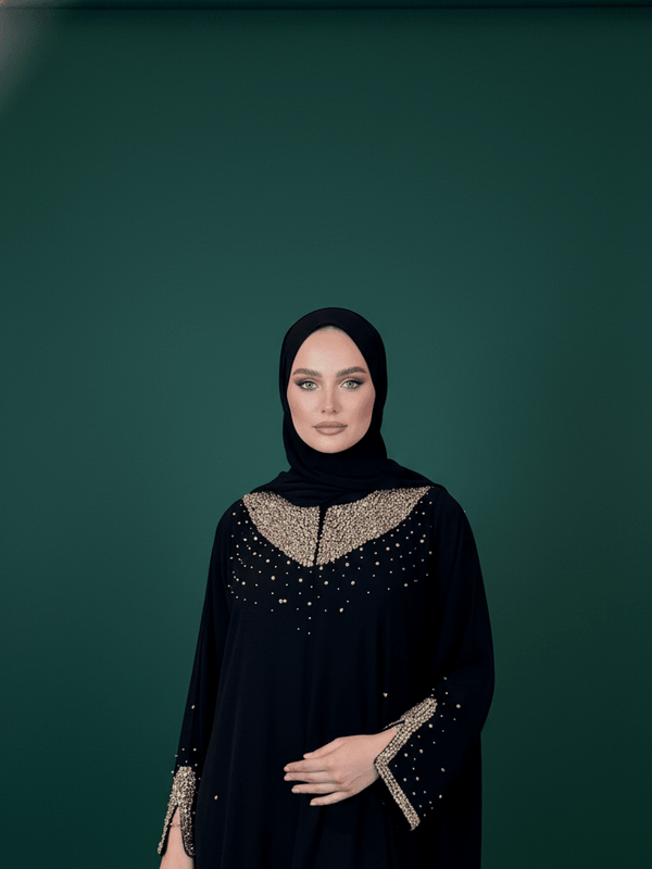 Dhahab Gold Abaya Set