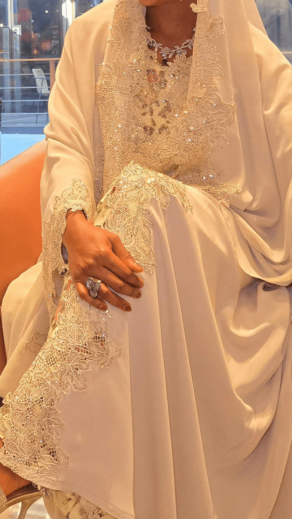 Hind Lace Abaya Set - MAISONASHSHIFA