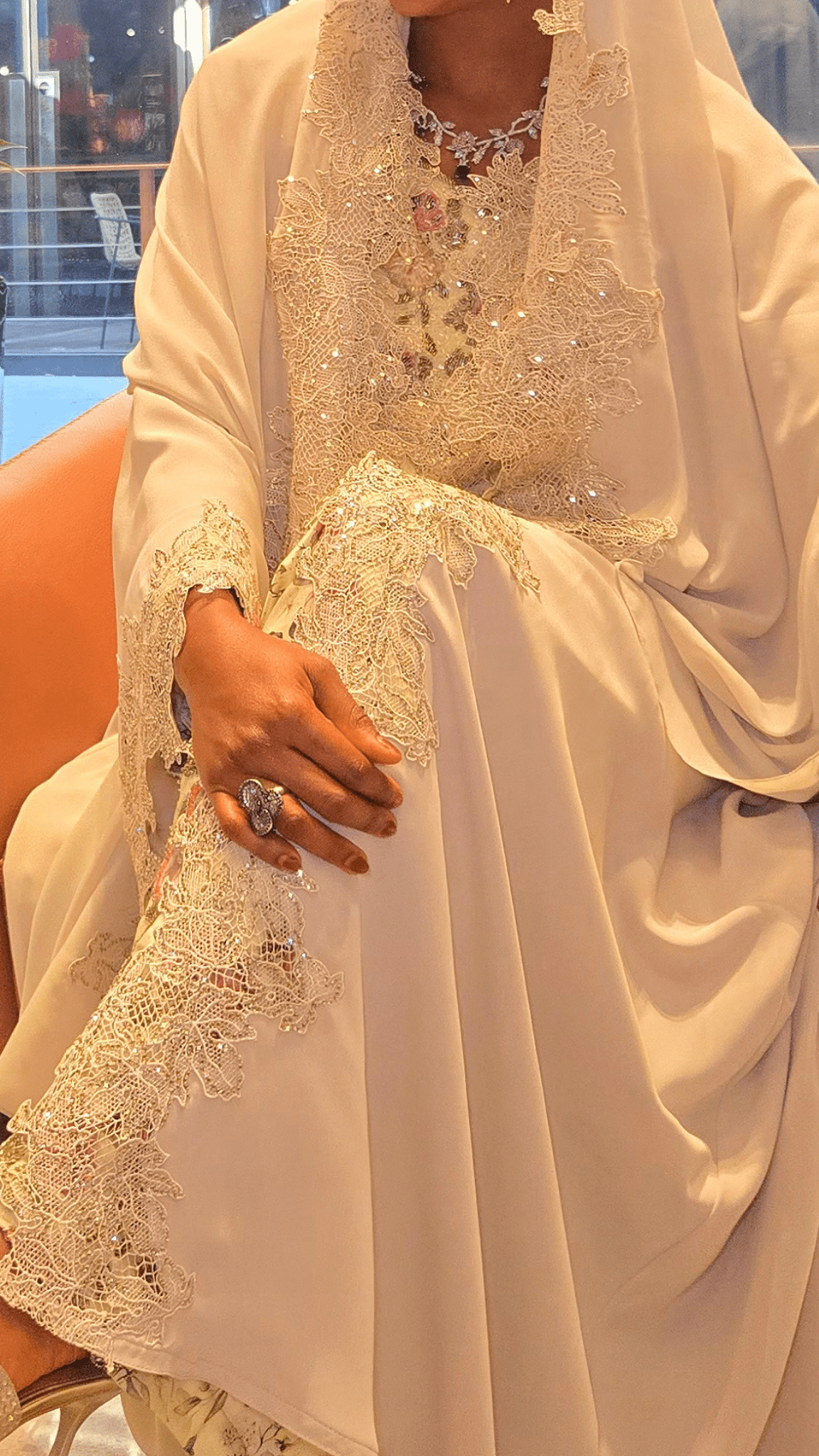 Hind Lace Abaya Set - MAISONASHSHIFA