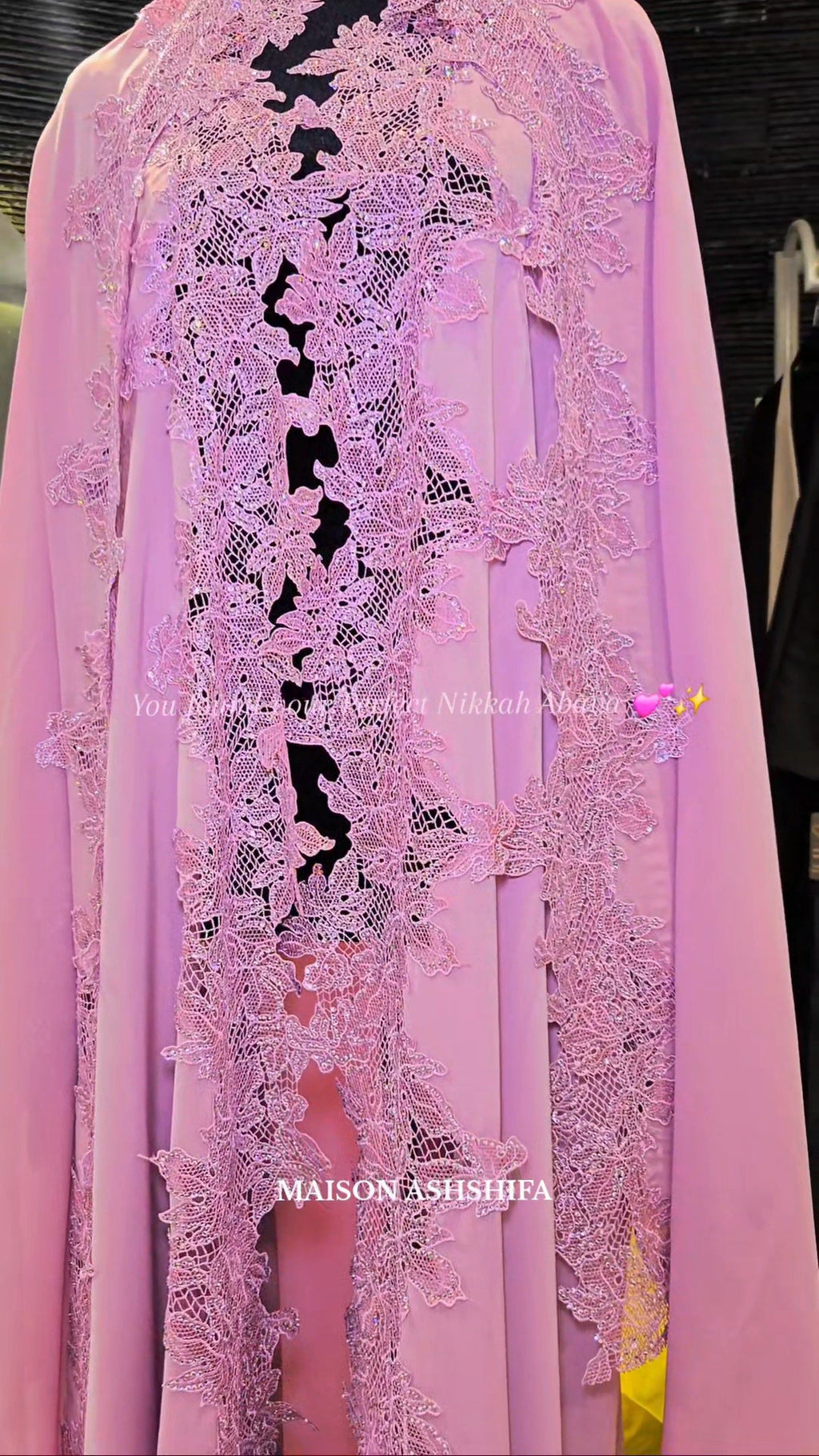 Hind Lace Abaya Set - MAISONASHSHIFA