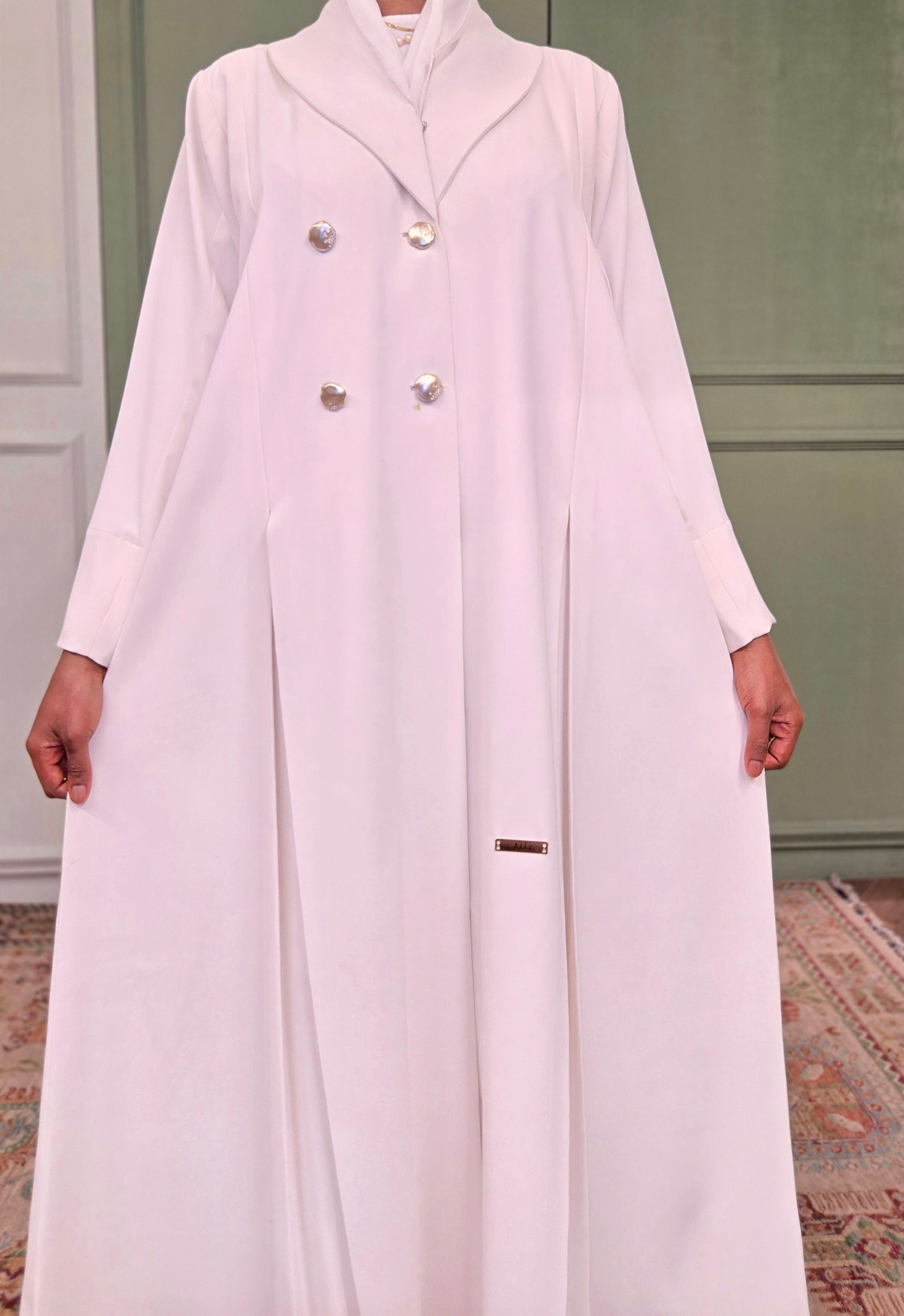Loujain Collar Abaya Set - MAISONASHSHIFA