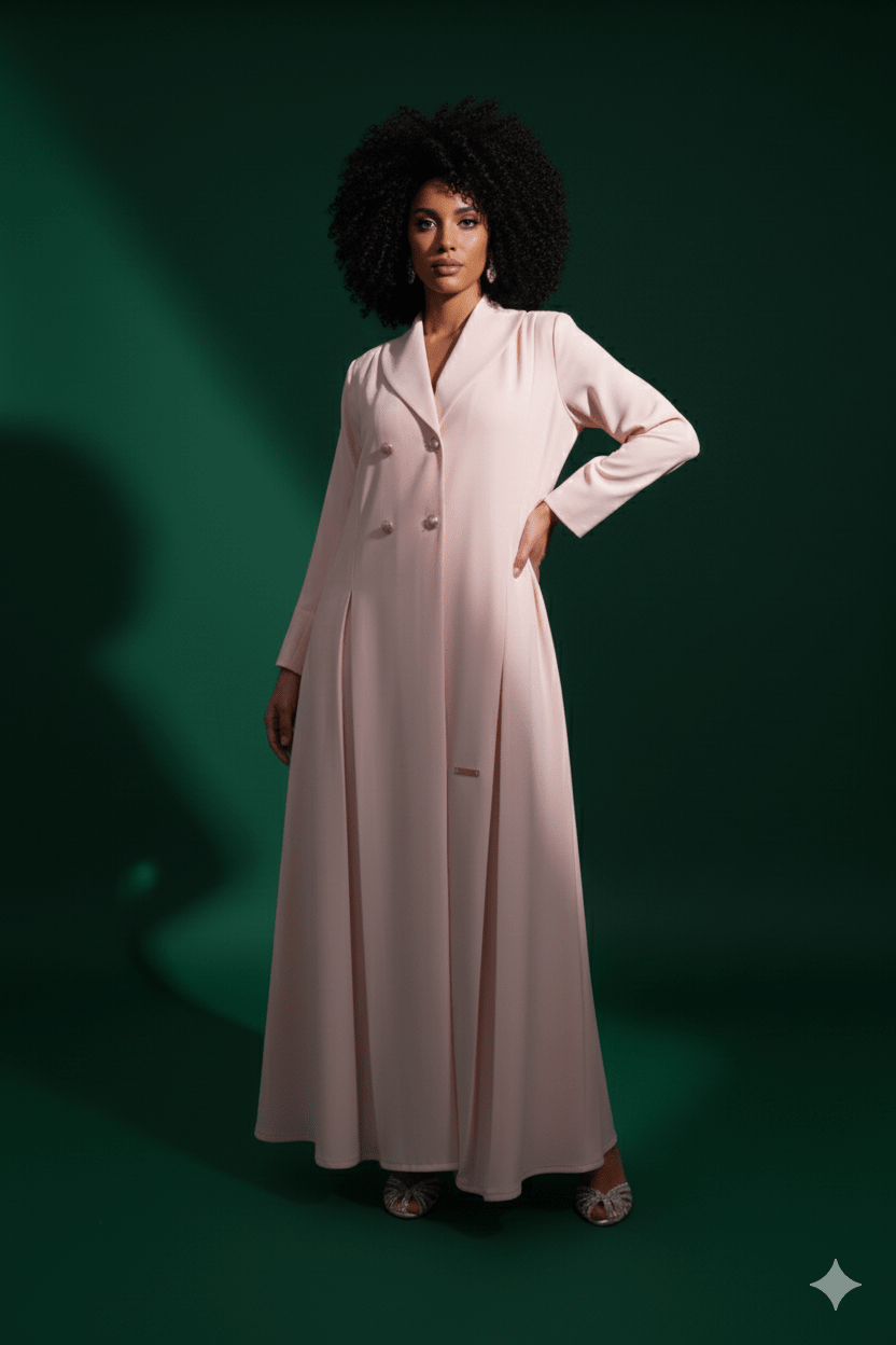 Loujain Collar Abaya Set - MAISONASHSHIFA