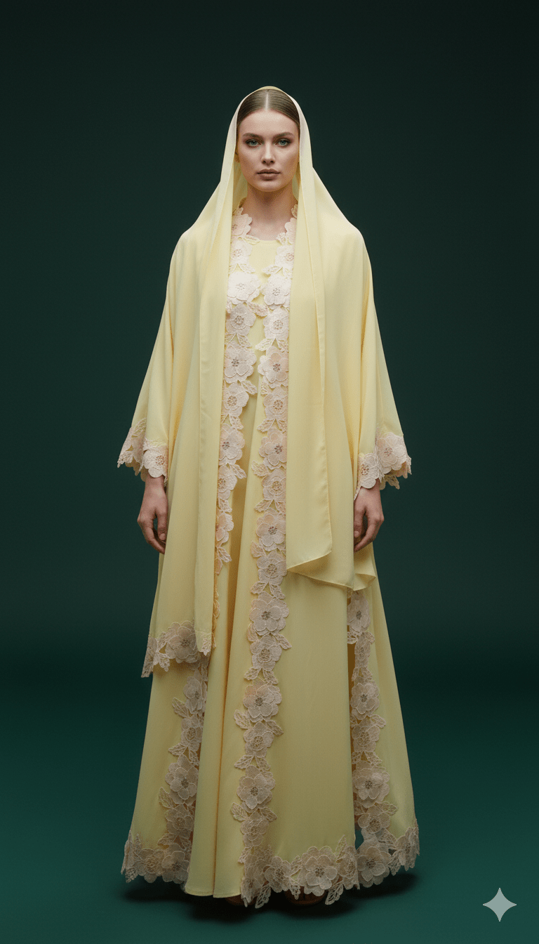 Nana Lace Abaya Set - MAISONASHSHIFA