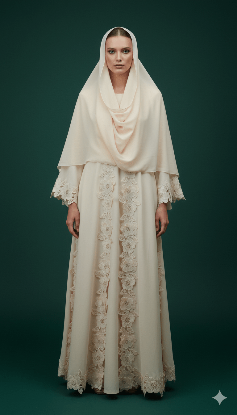 Nana Lace Abaya Set - MAISONASHSHIFA