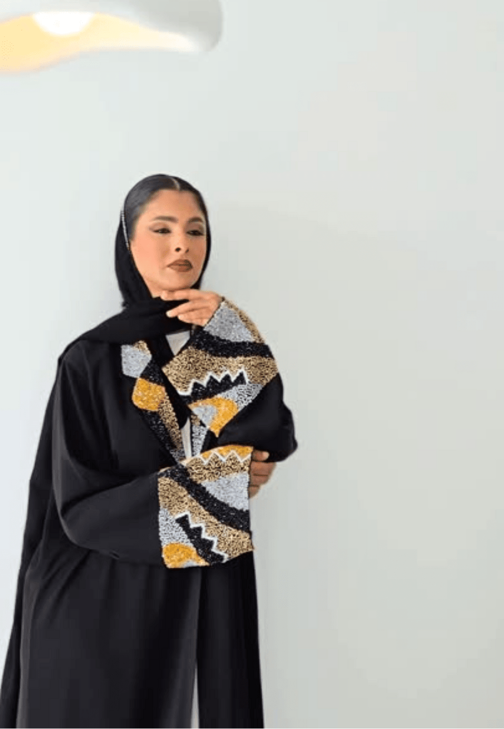 Nur Abaya Collar Set - MAISONASHSHIFA
