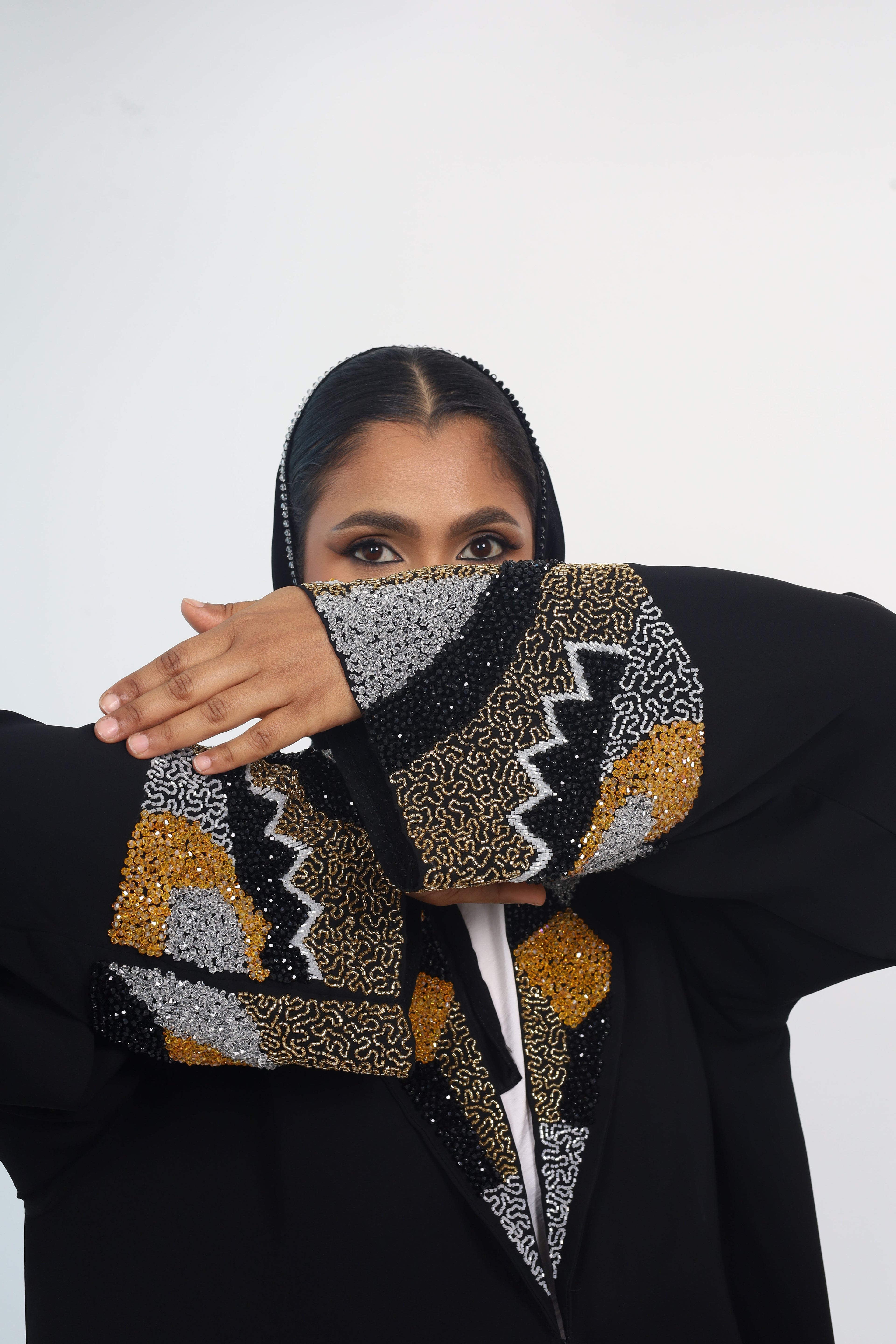 Nur Abaya Collar Set - MAISONASHSHIFA
