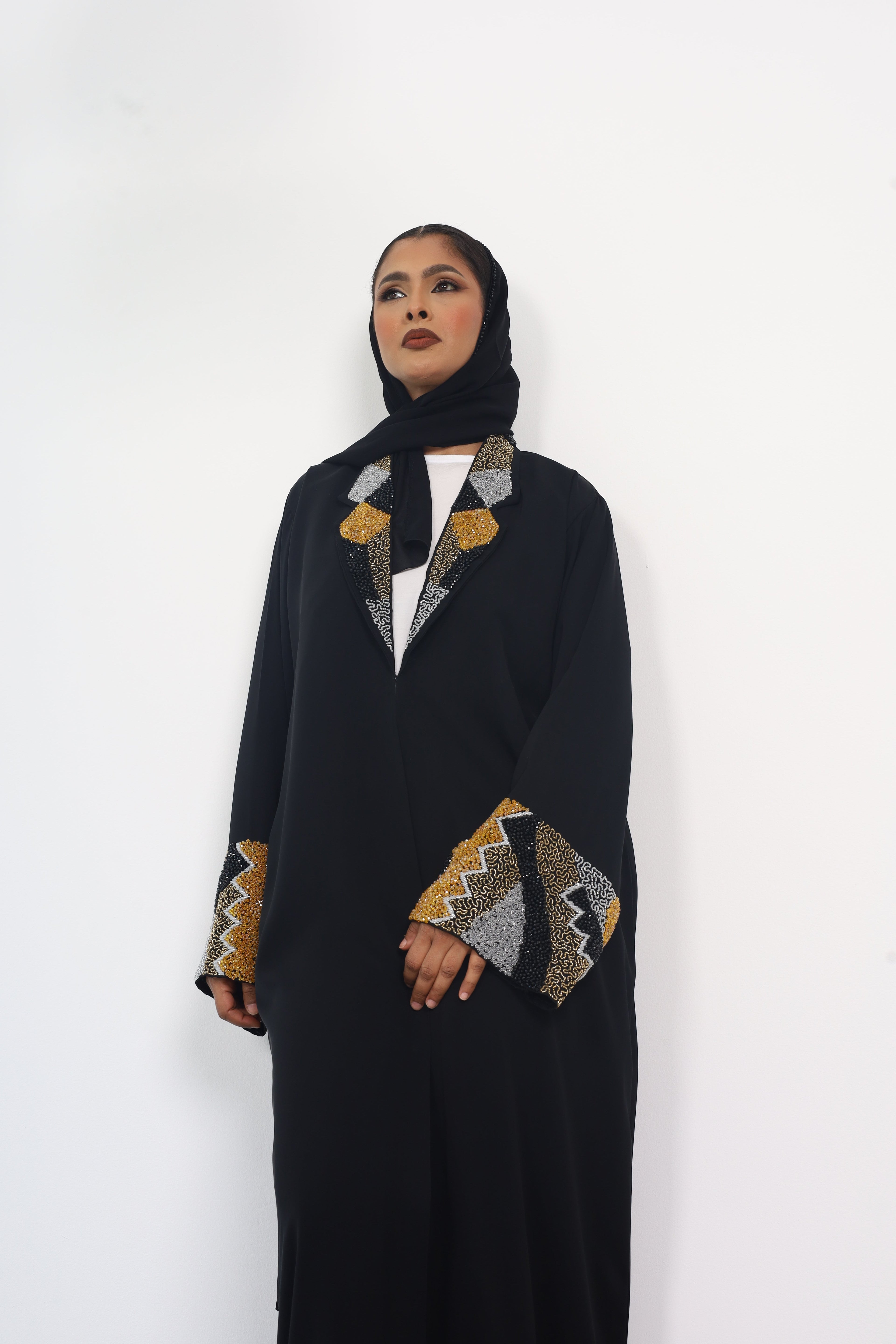 Nur Abaya Collar Set - MAISONASHSHIFA