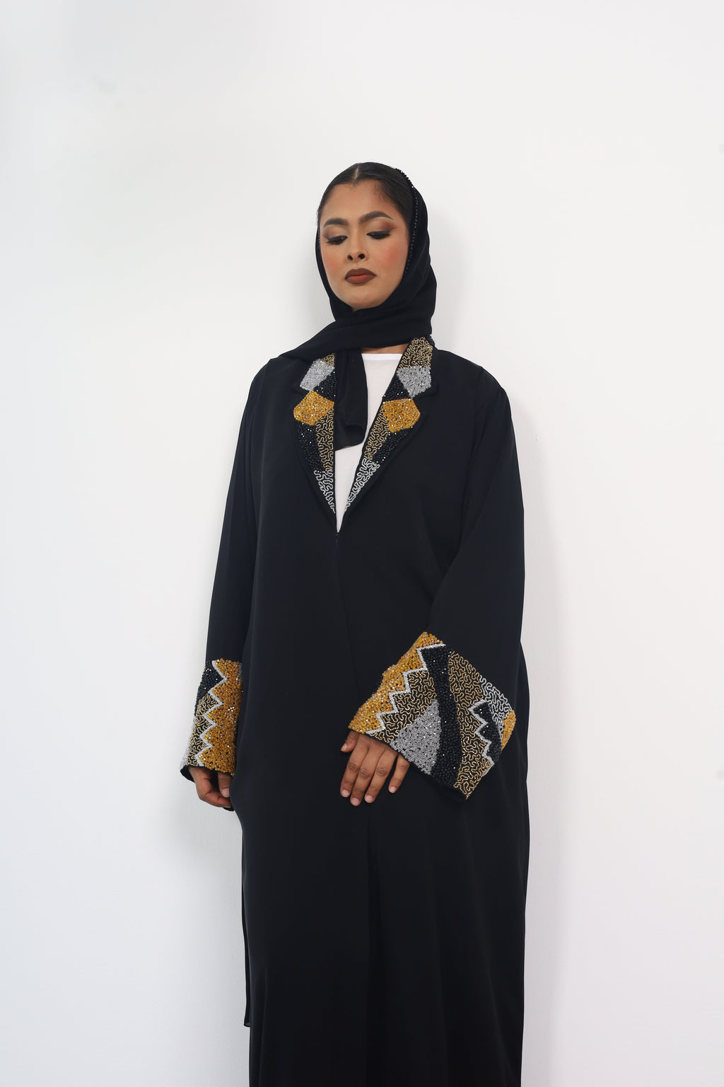 Nur Abaya Collar Set - MAISONASHSHIFA