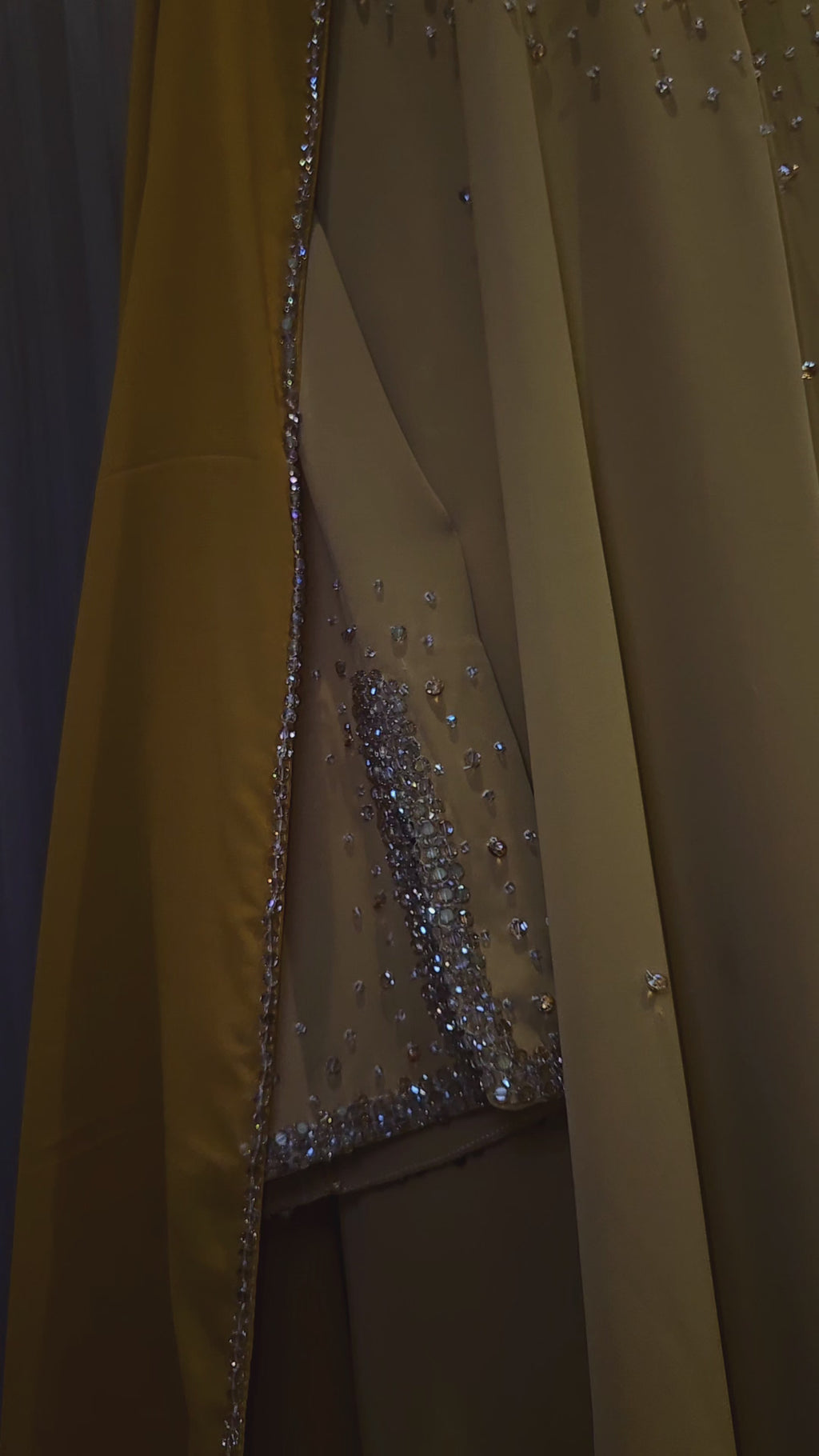 Dhahab Gold Abaya Set