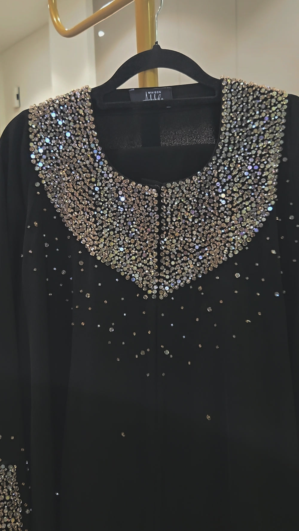 Dhahab Gold Abaya Set