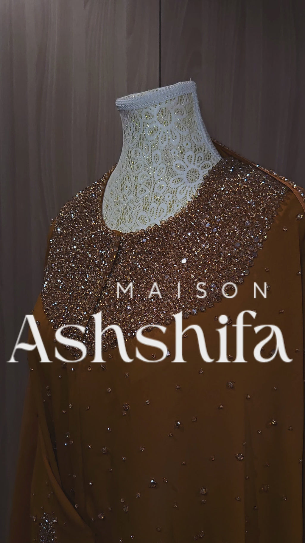 Dhahab Gold Abaya Set