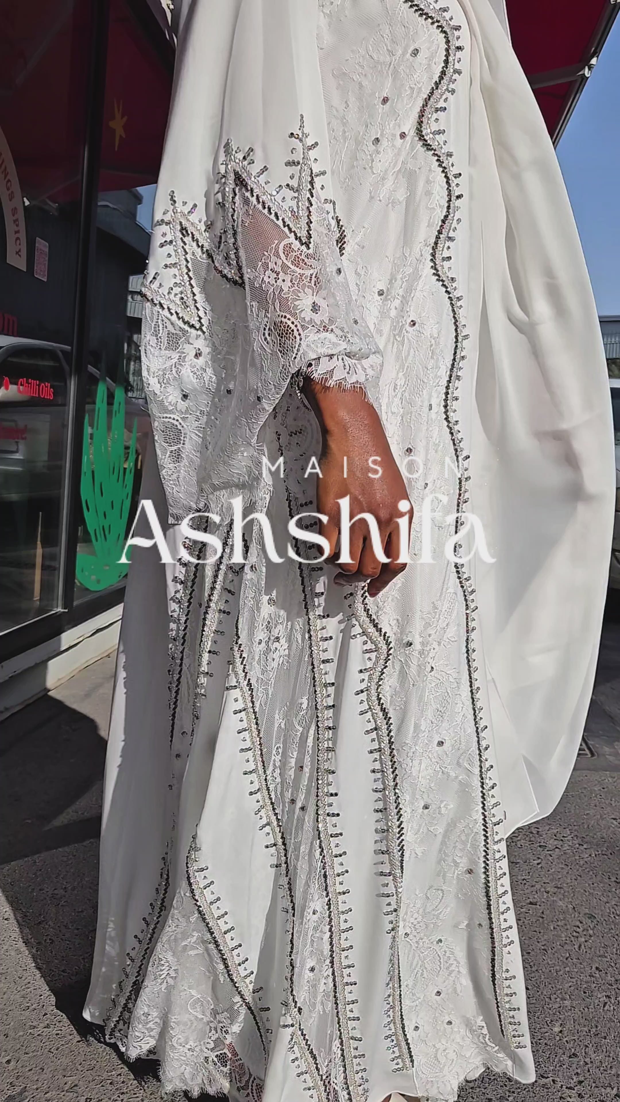 Yalwa Lace Abaya Set
