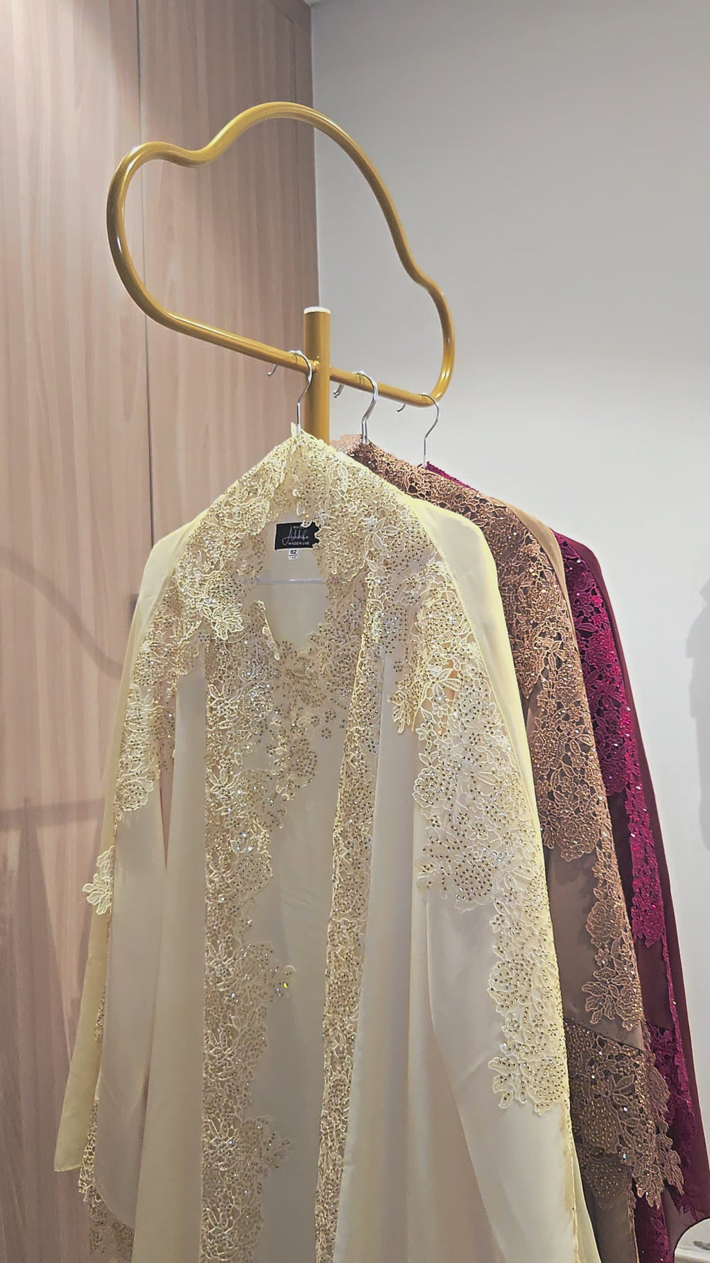 Queen Mother Lace Abaya Set