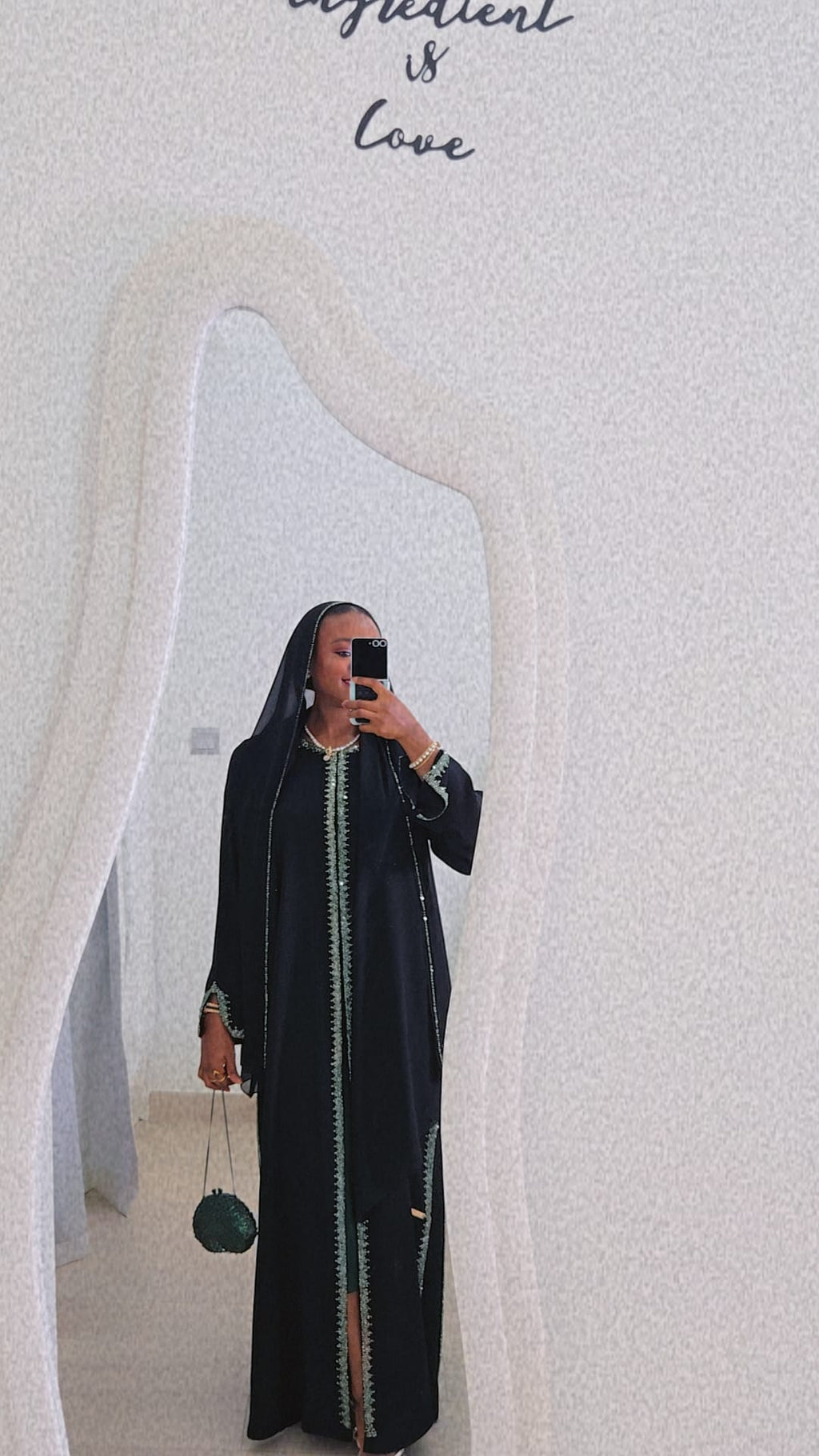 Qamar in Sage Green Set💚 - MAISONASHSHIFA