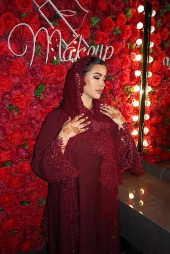 Queen Mother Lace Abaya Set - MAISONASHSHIFA