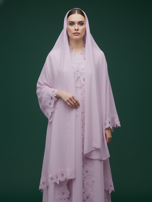 Nana Lace Abaya Set
