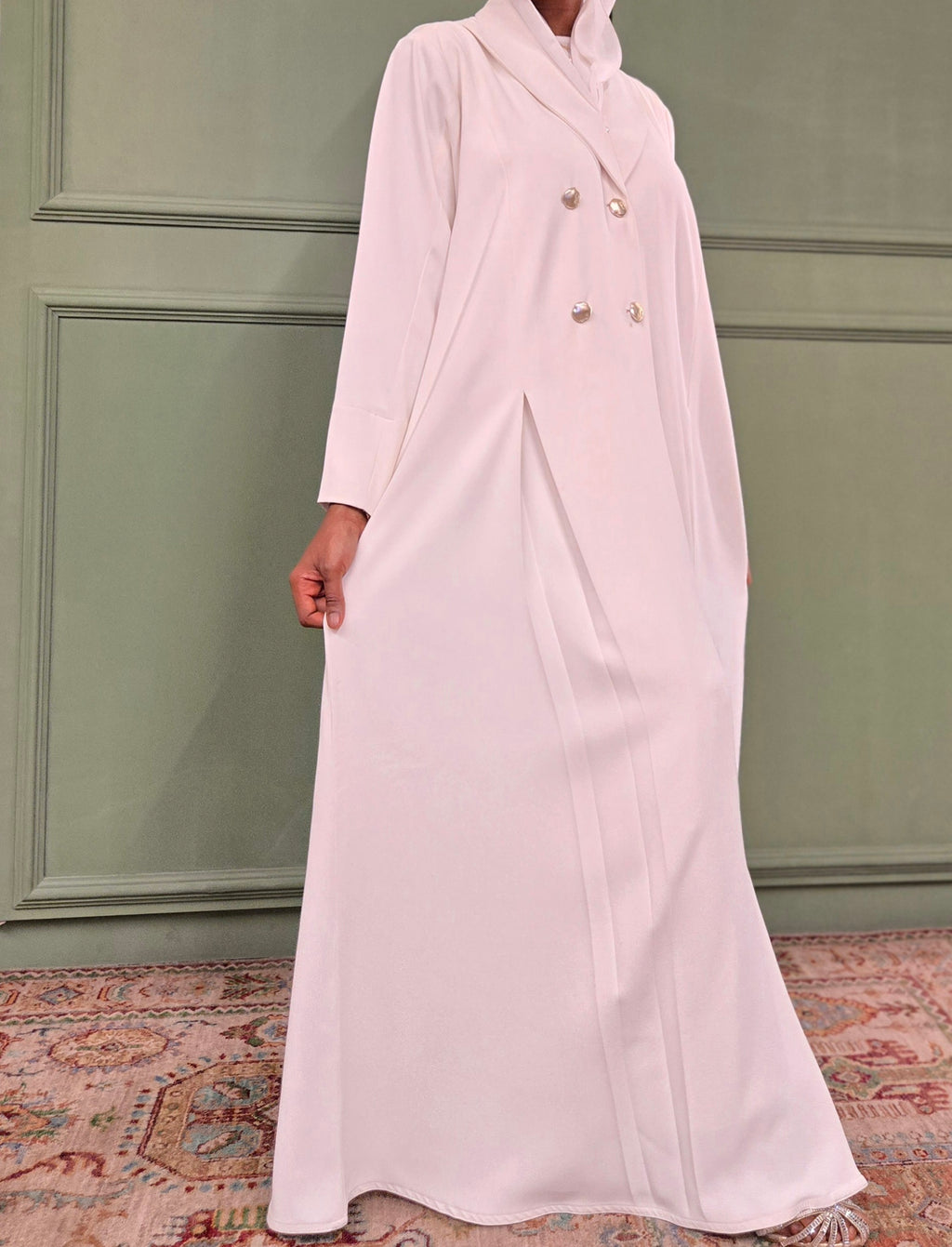 Loujain Collar Abaya Set