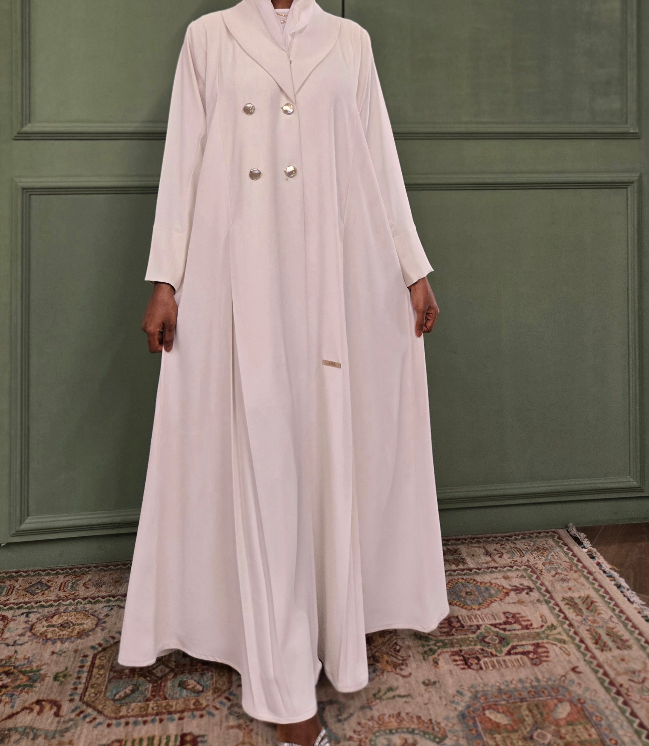 Loujain Collar Abaya Set