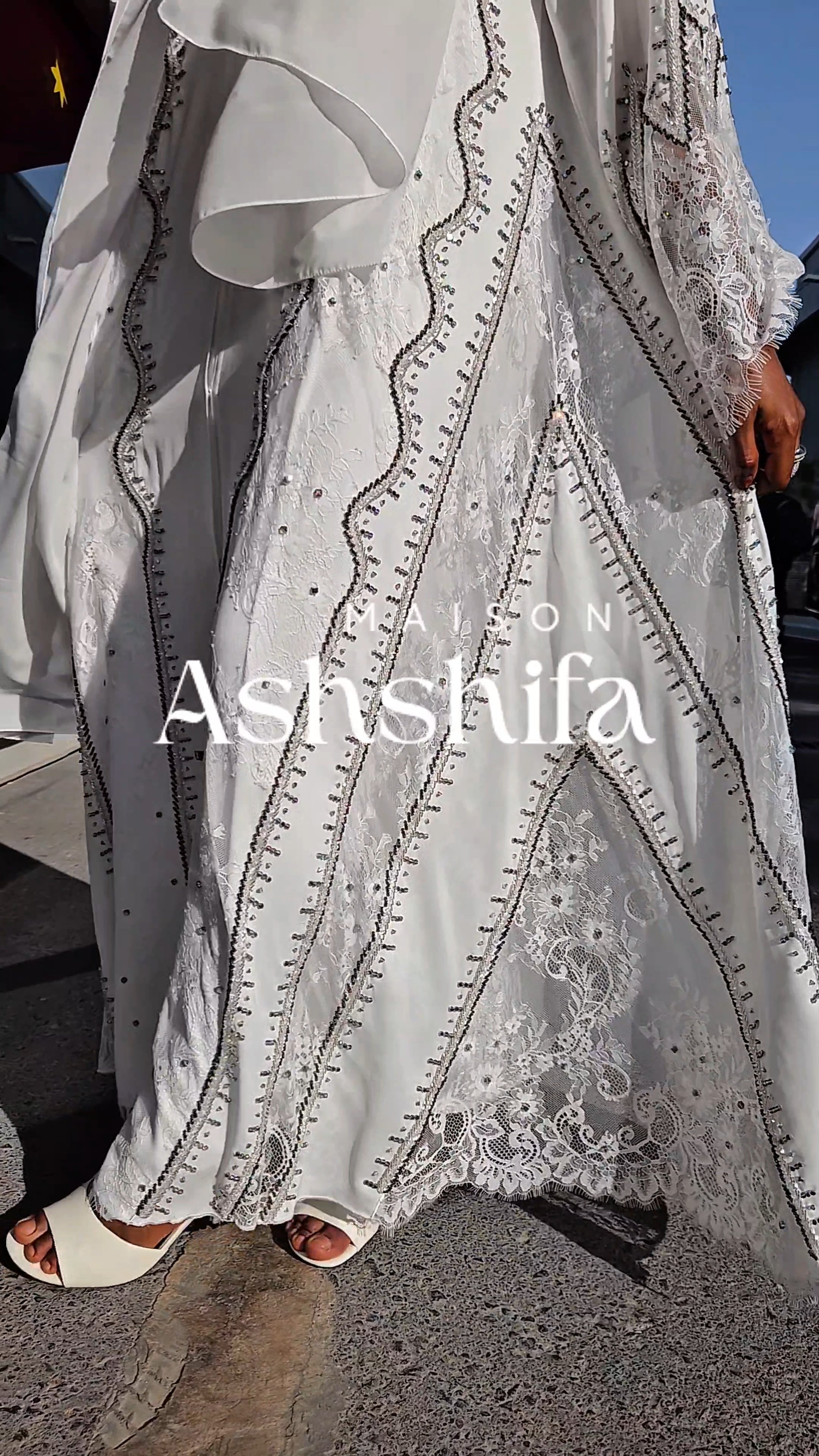 Yalwa Lace Abaya Set