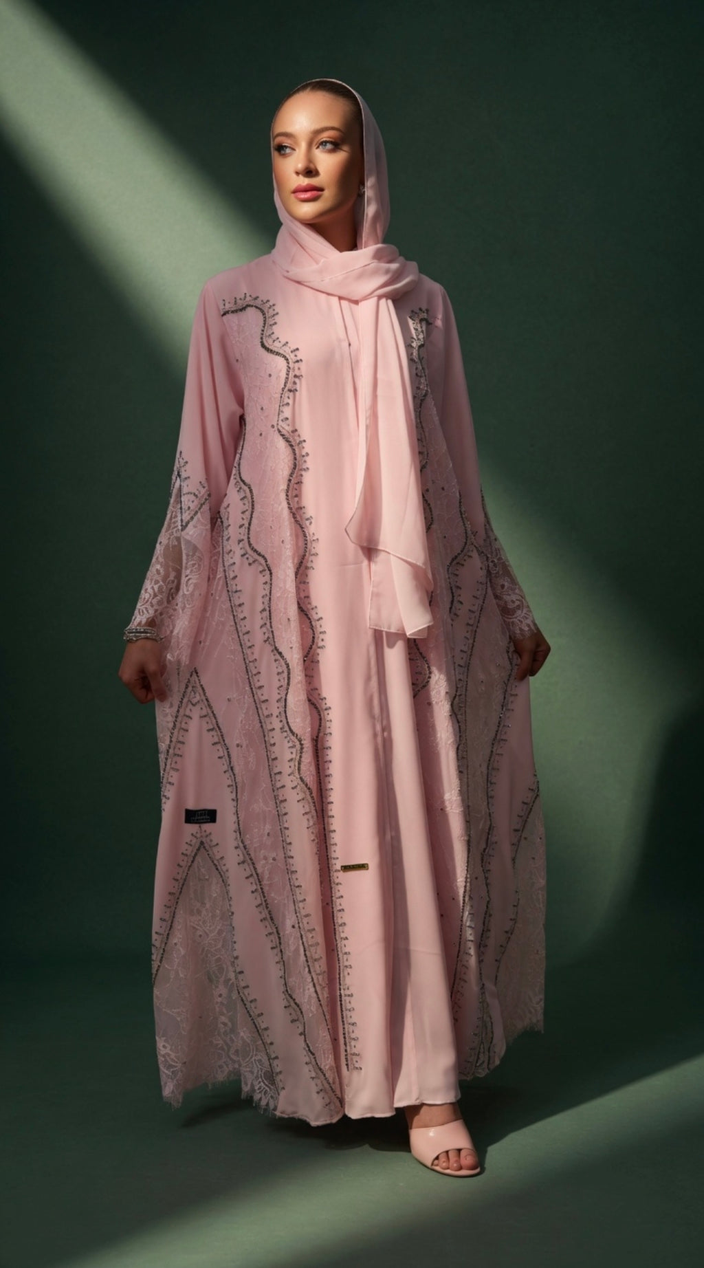 Yalwa Lace Abaya Set