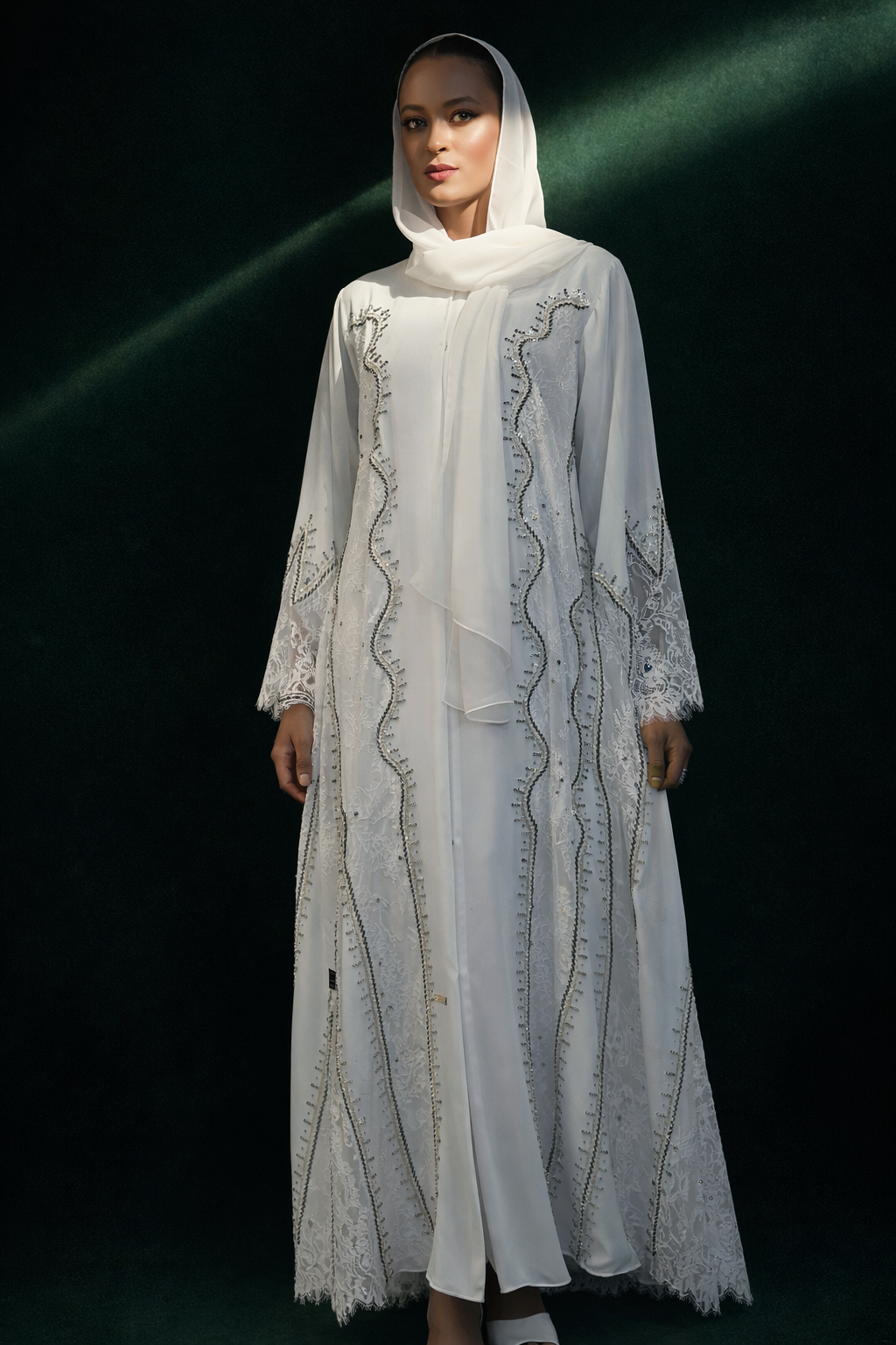 Yalwa Lace Abaya Set