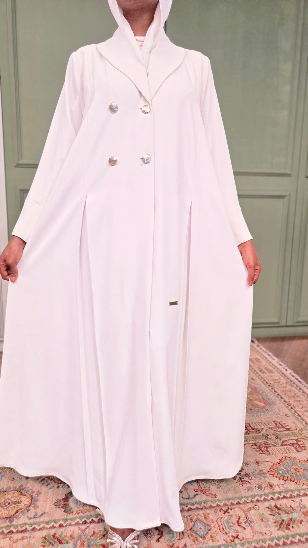 Loujain Collar Abaya Set