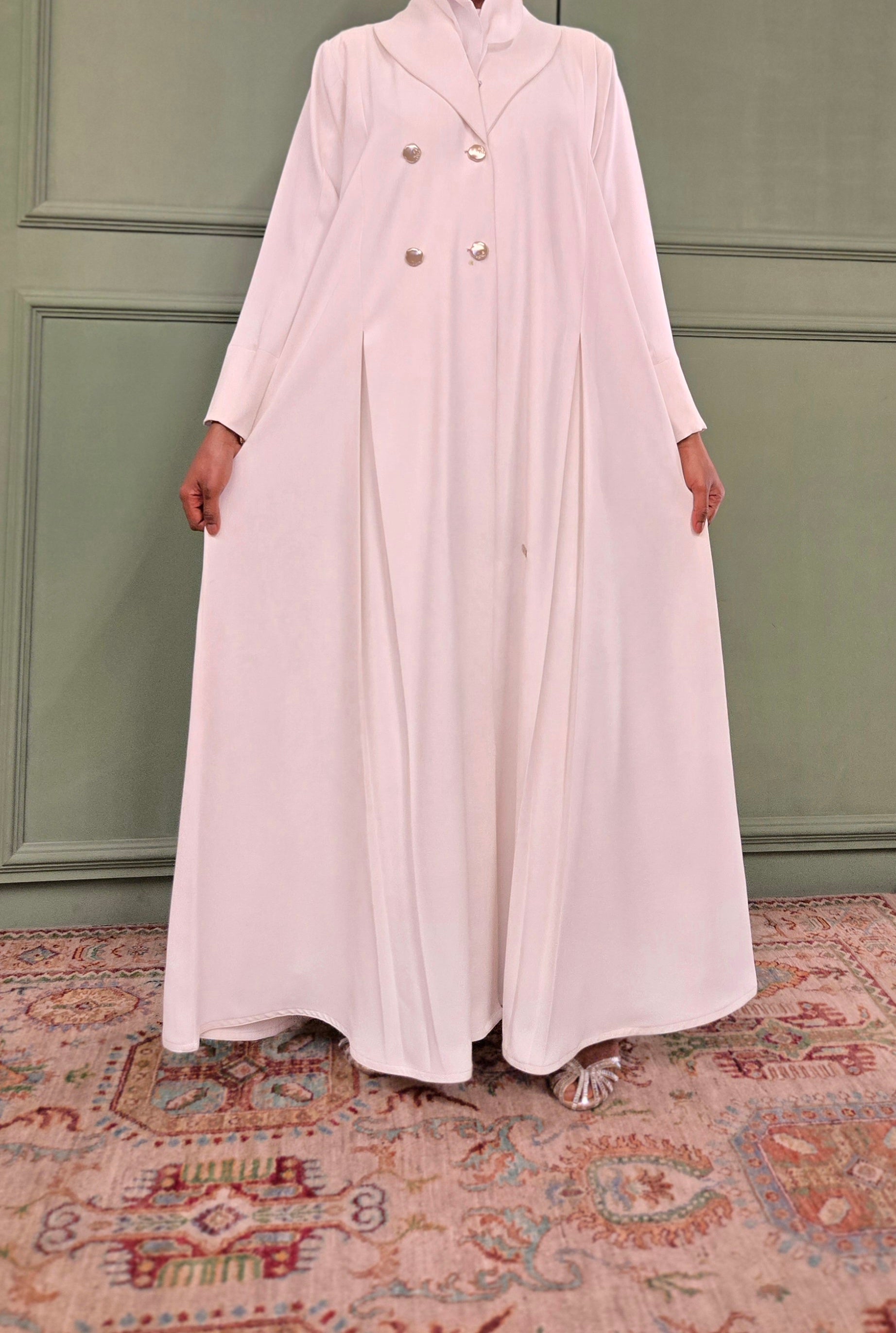 Loujain Collar Abaya Set