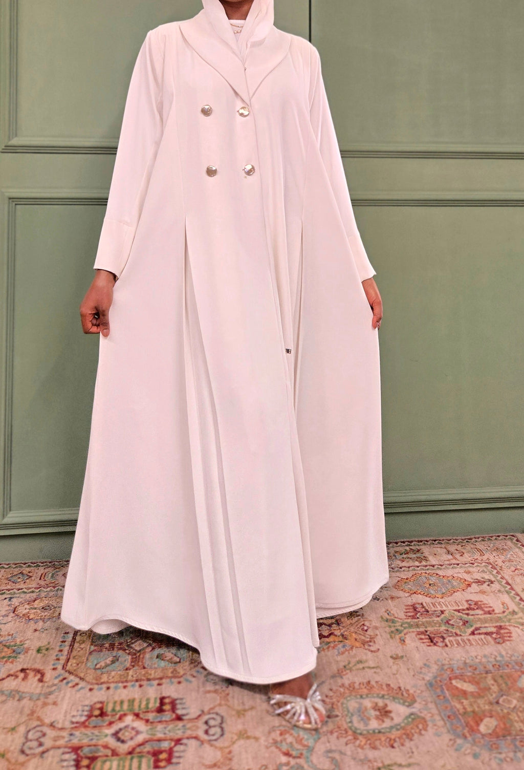 Loujain Collar Abaya Set