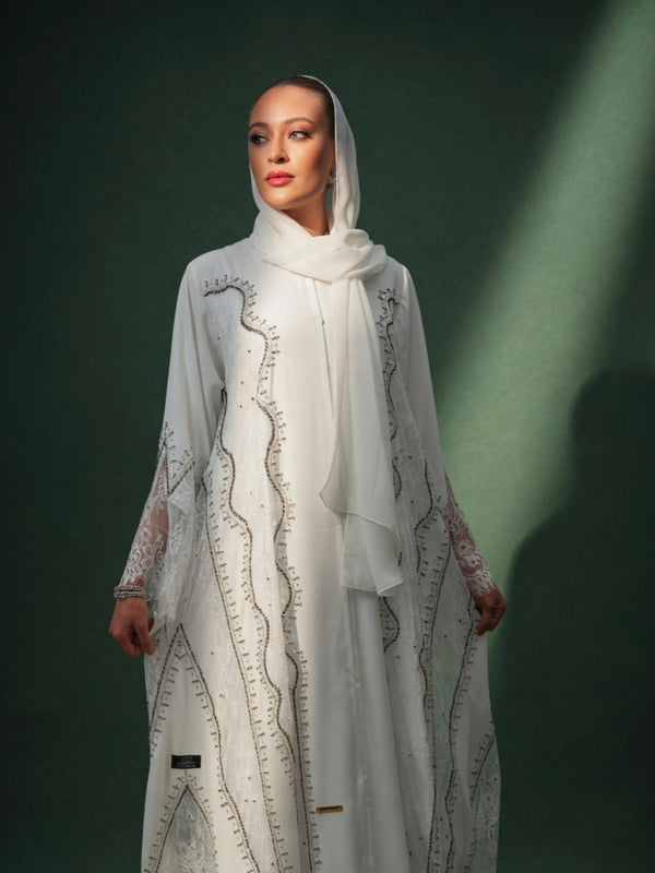 Yalwa Lace Abaya Set