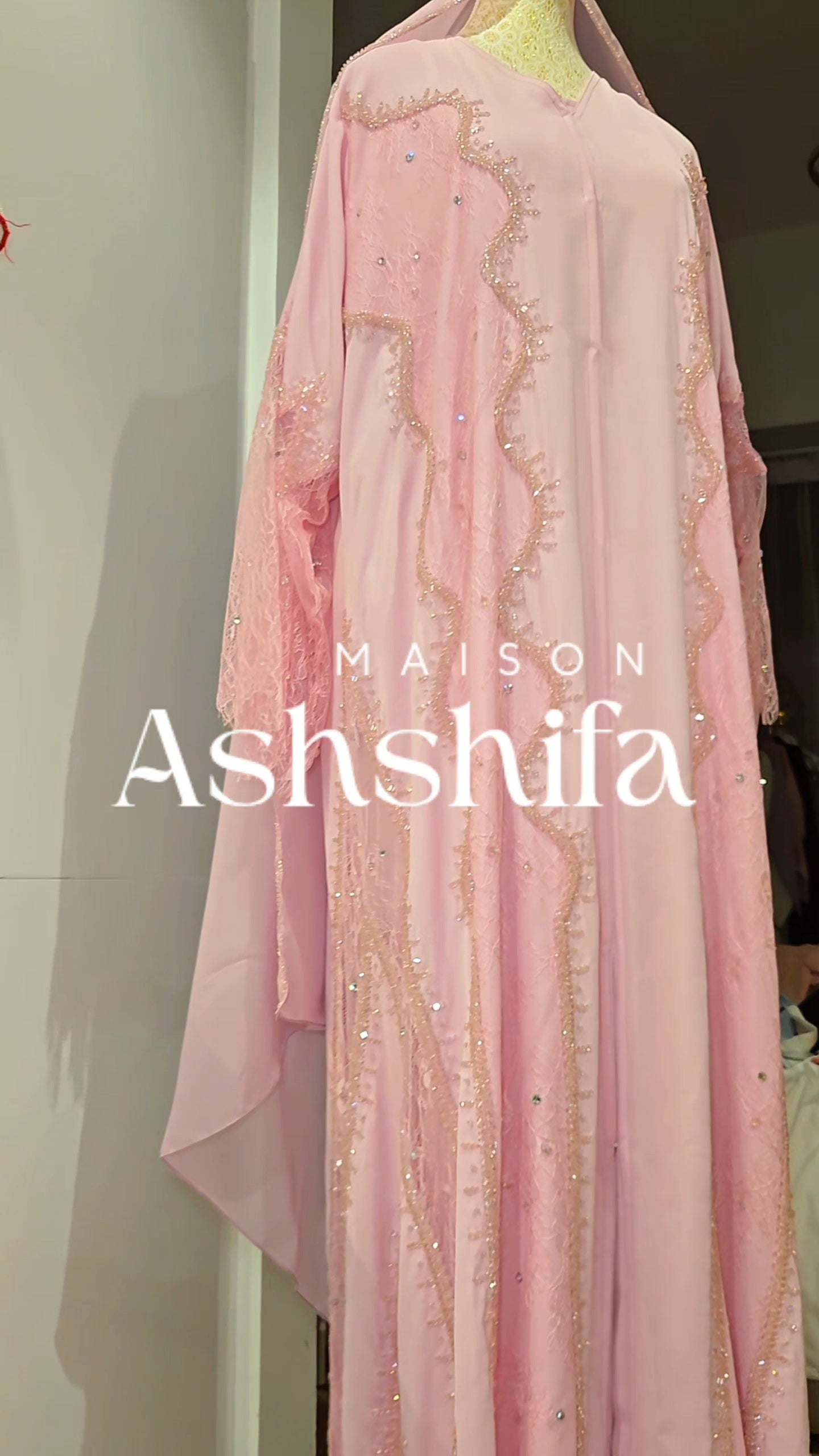 Yalwa Lace Abaya Set