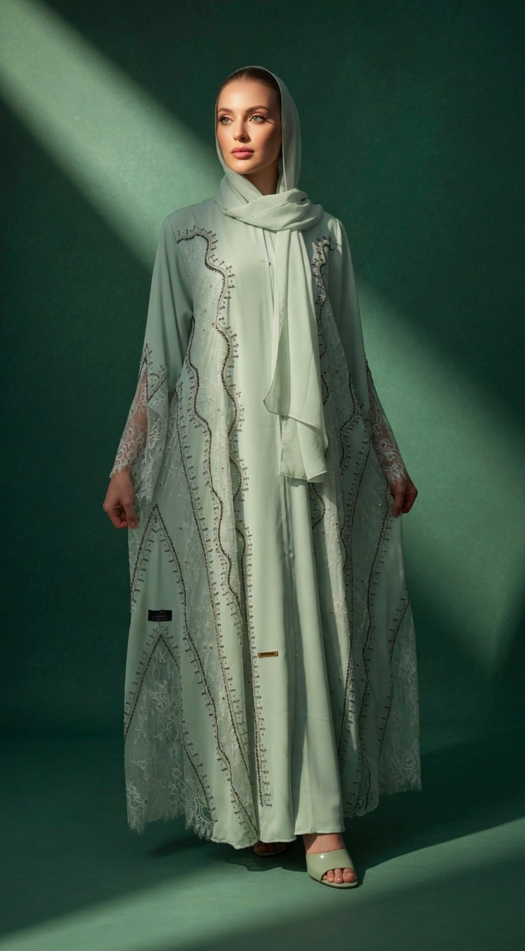 Yalwa Lace Abaya Set