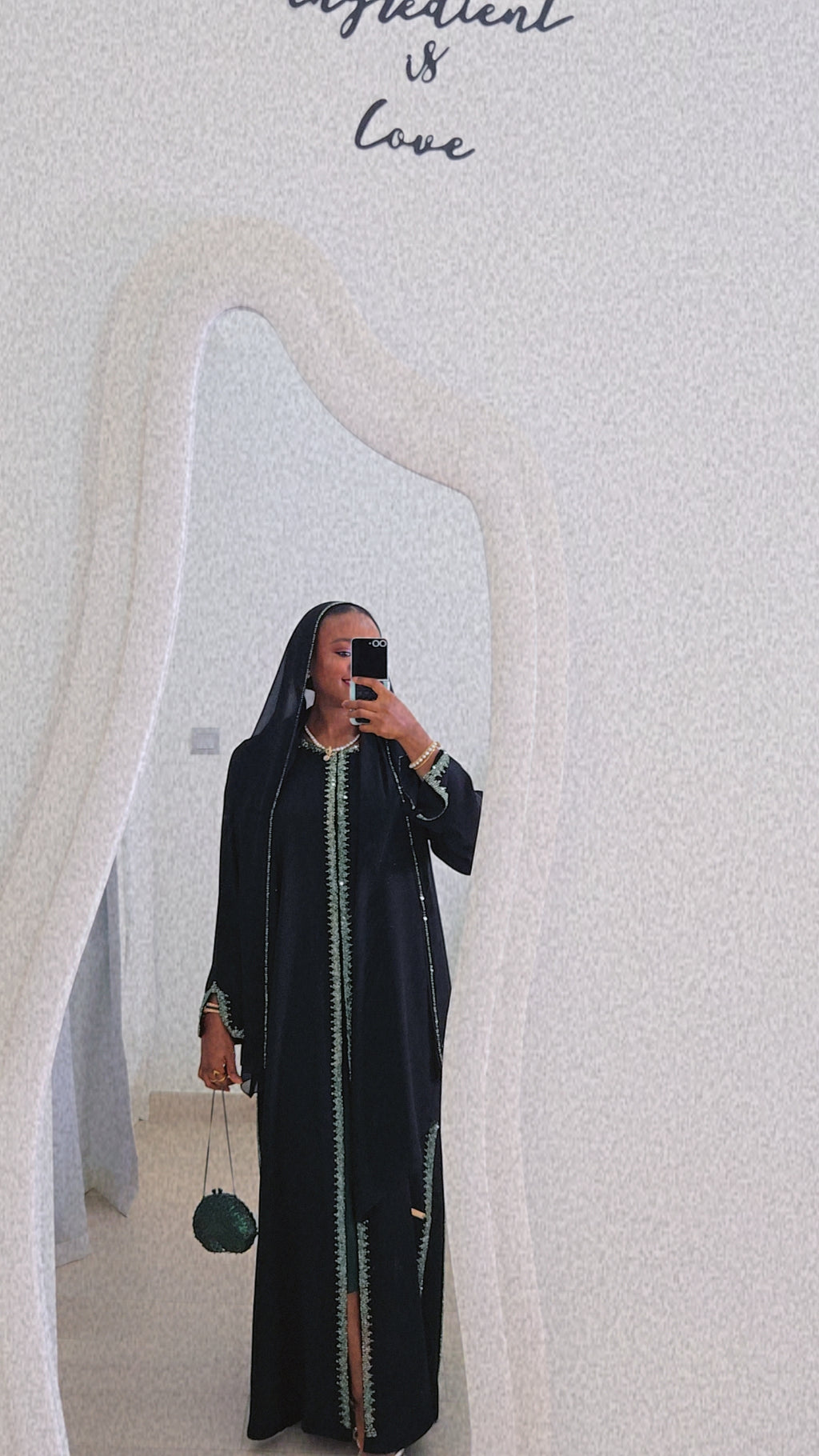 Qamar in Sage Green Set💚