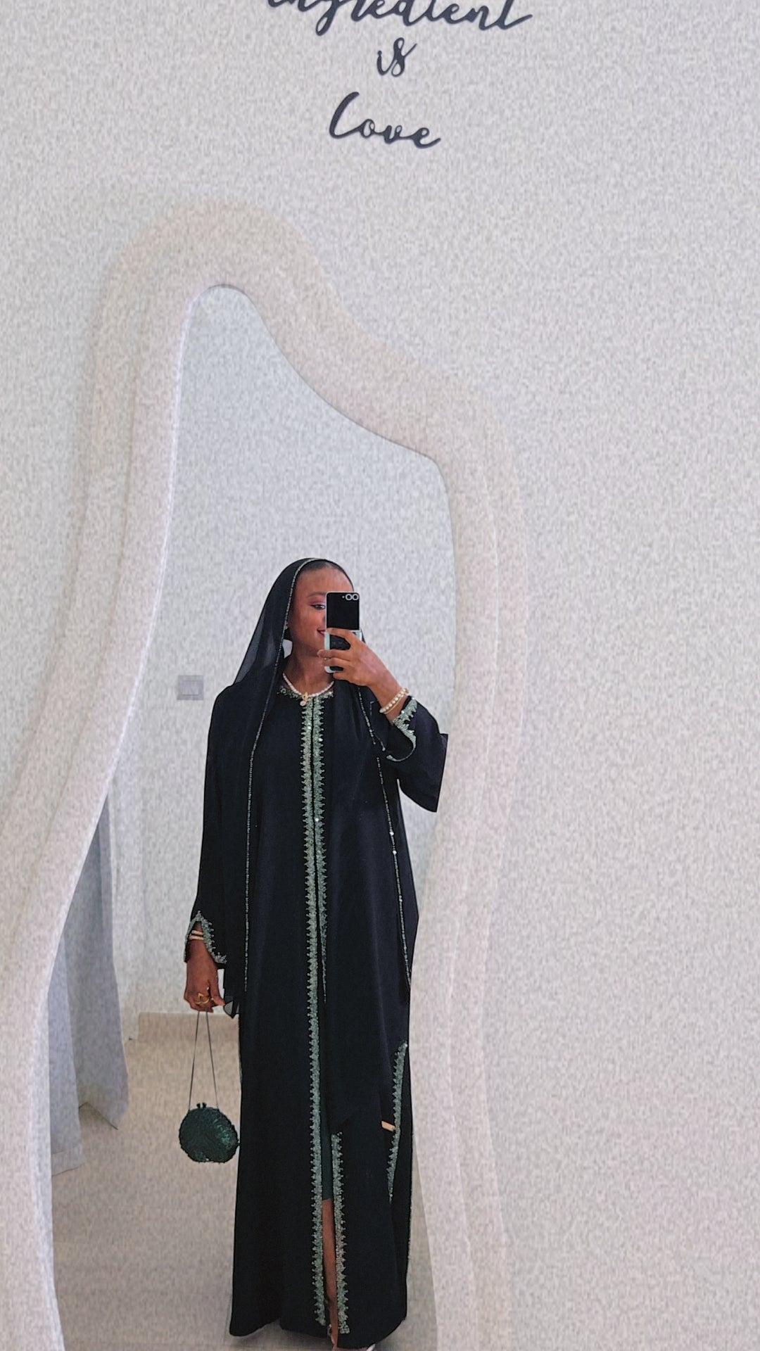 Qamar in Sage Green Set💚