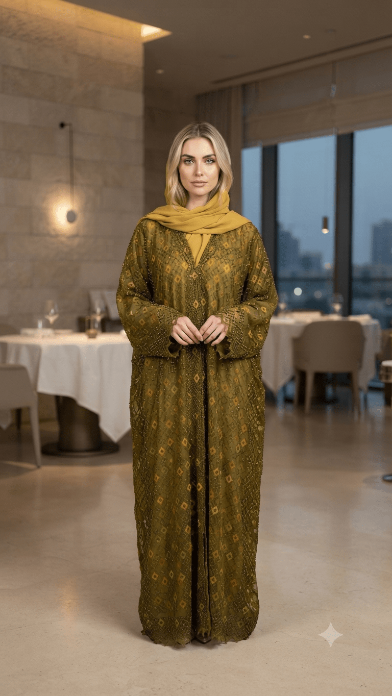SUNMER 26 — Complete 4 Lace × 1 Linen Group Set - Maison Ashshifa