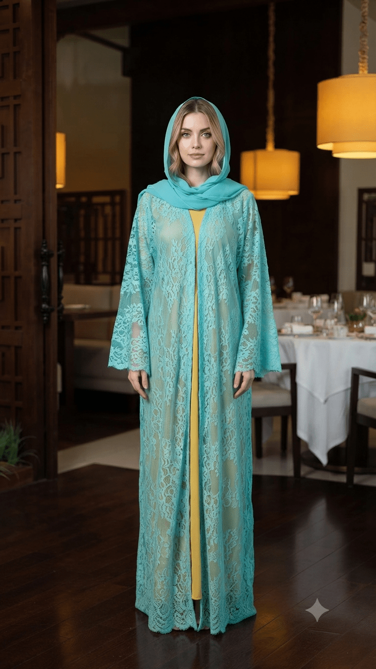 SUNMER 26 — Complete 4 Lace × 1 Linen Group Set - Maison Ashshifa