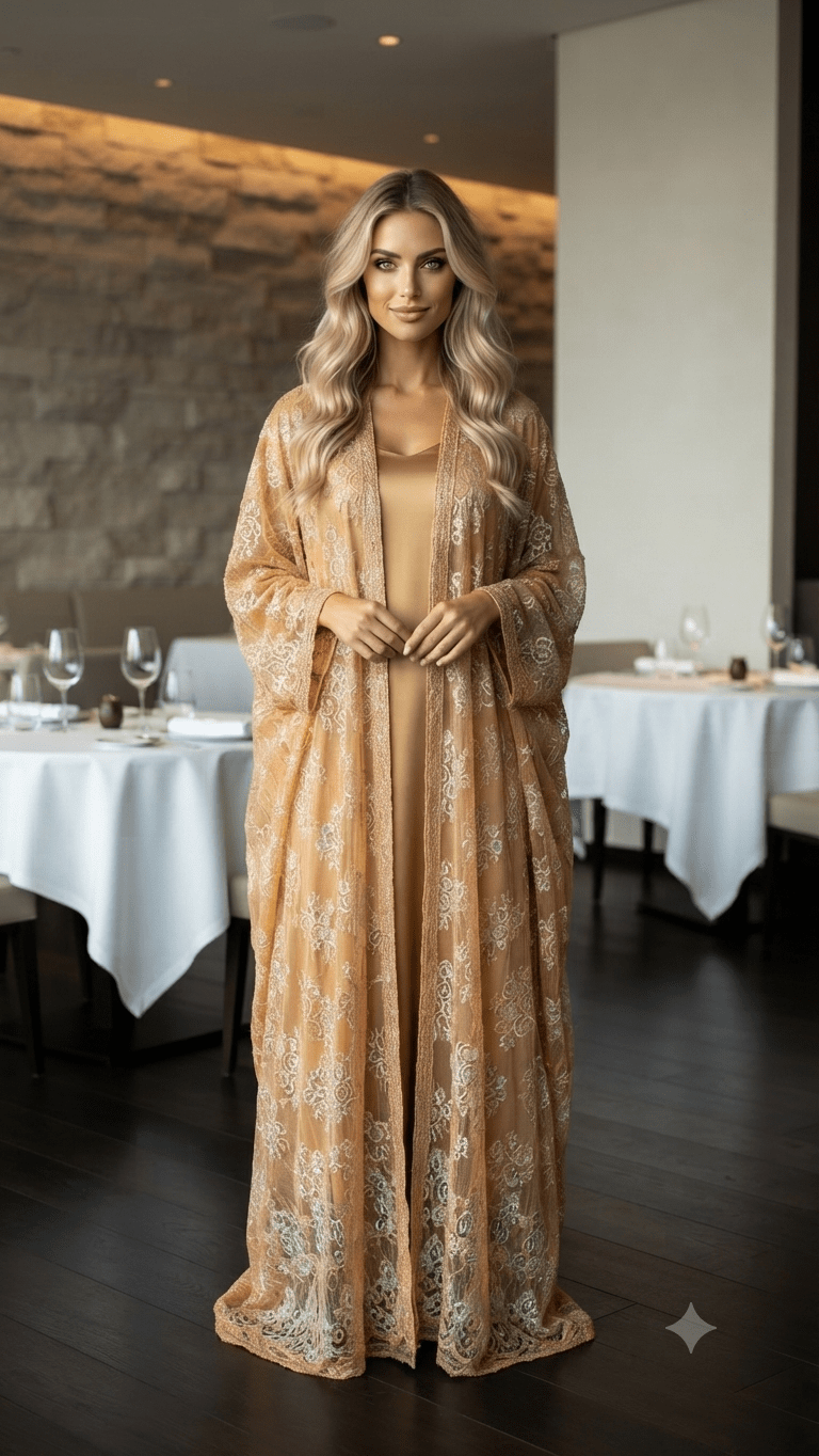 SUNMER 26 — Complete 4 Lace × 1 Linen Group Set - Maison Ashshifa