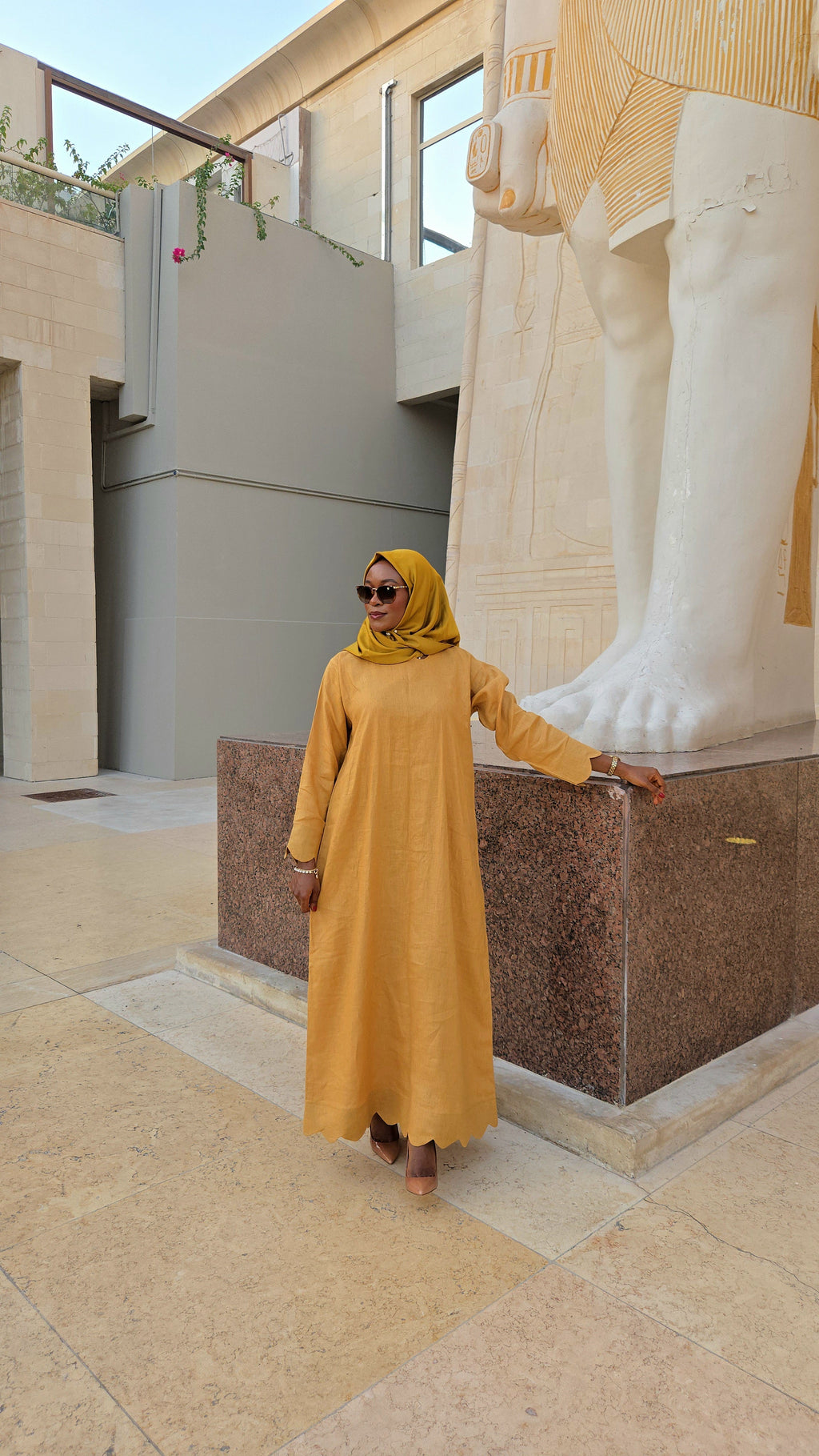 The SUNMER Linen Dress - MAISONASHSHIFA