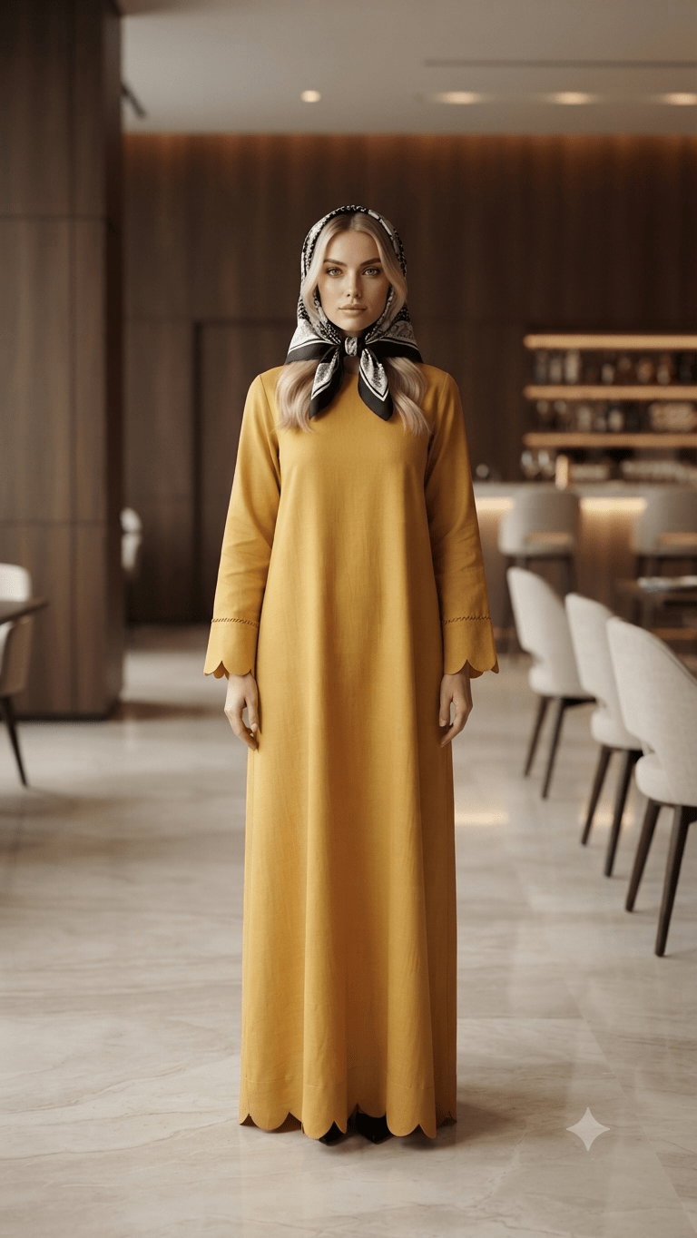 The SUNMER Linen Dress - Maison Ashshifa