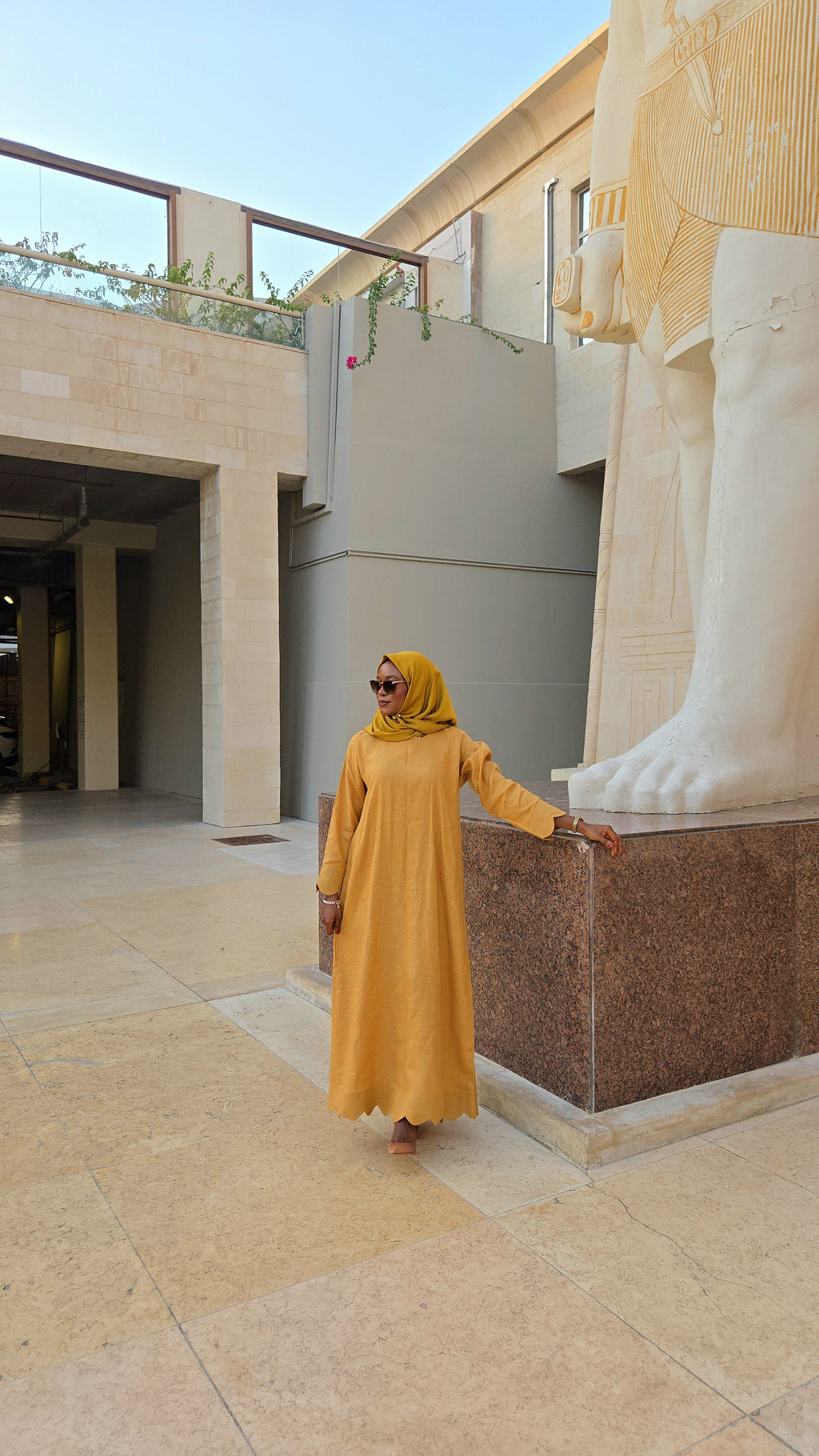 The SUNMER Linen Dress - MAISONASHSHIFA